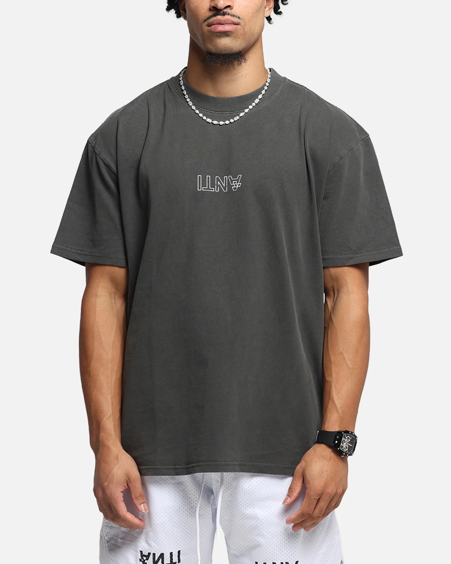 The Anti Order Truth In Chaos Boxy T-Shirt Black Wash - Image 2