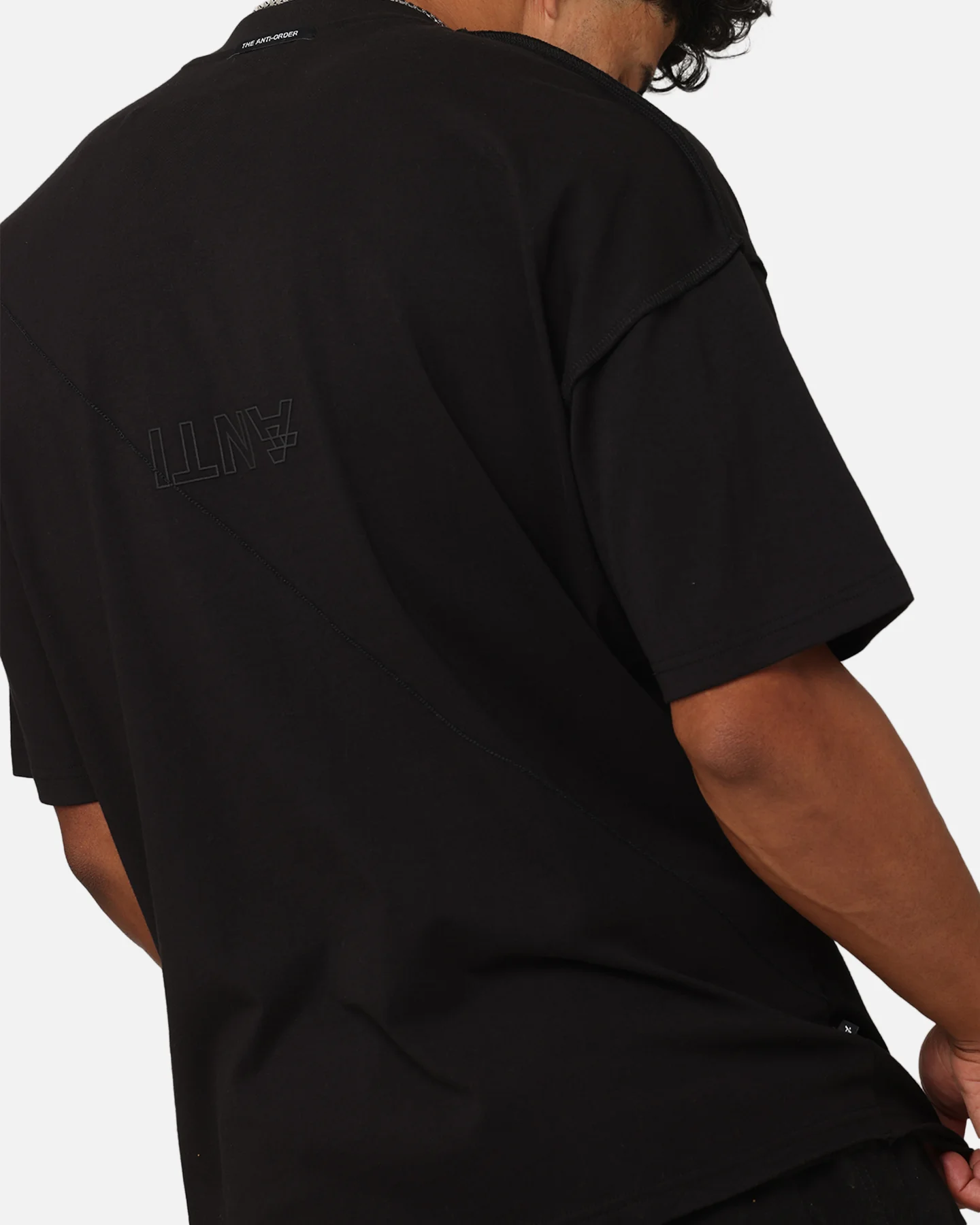 The Anti Order XY Aesthetic Non Seam T-Shirt Black/Black - Image 7