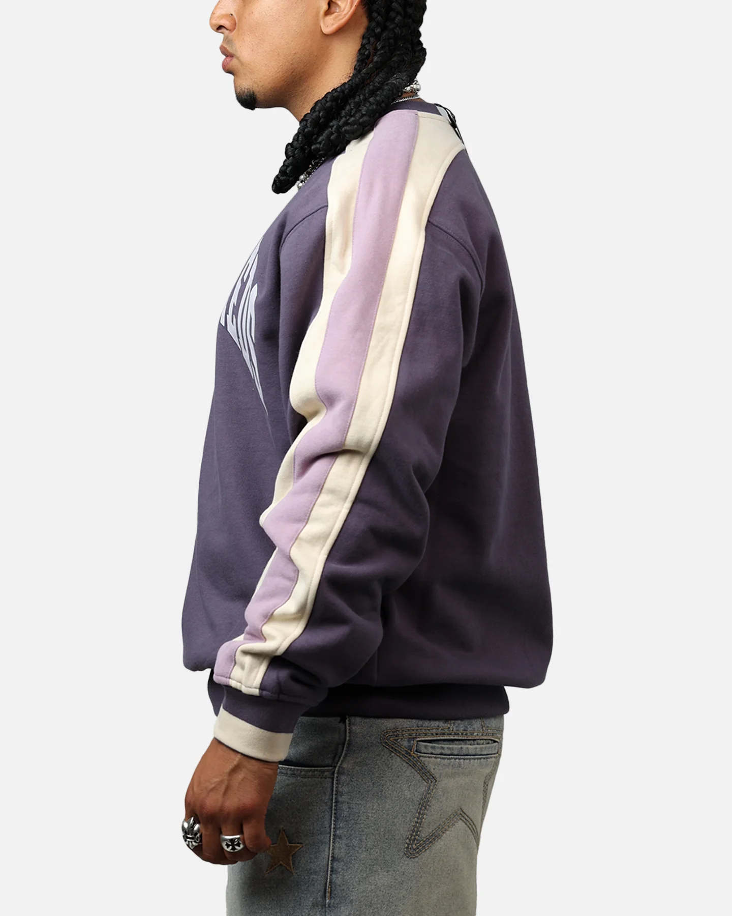 The Hundreds Ivy Crewneck Purple - Image 5