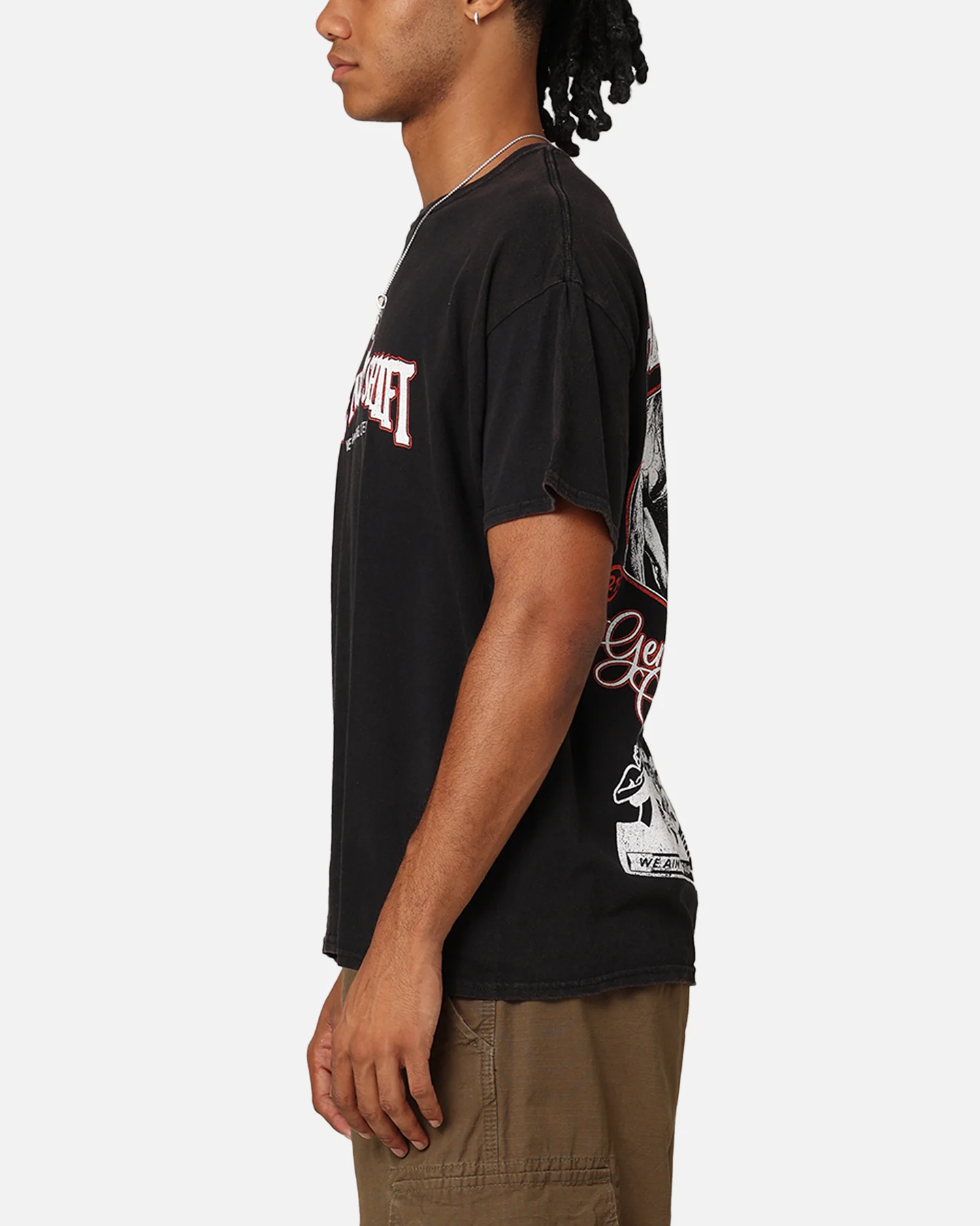 The Night Shift The Gentleman's Club T-Shirt Black Wash - Image 6
