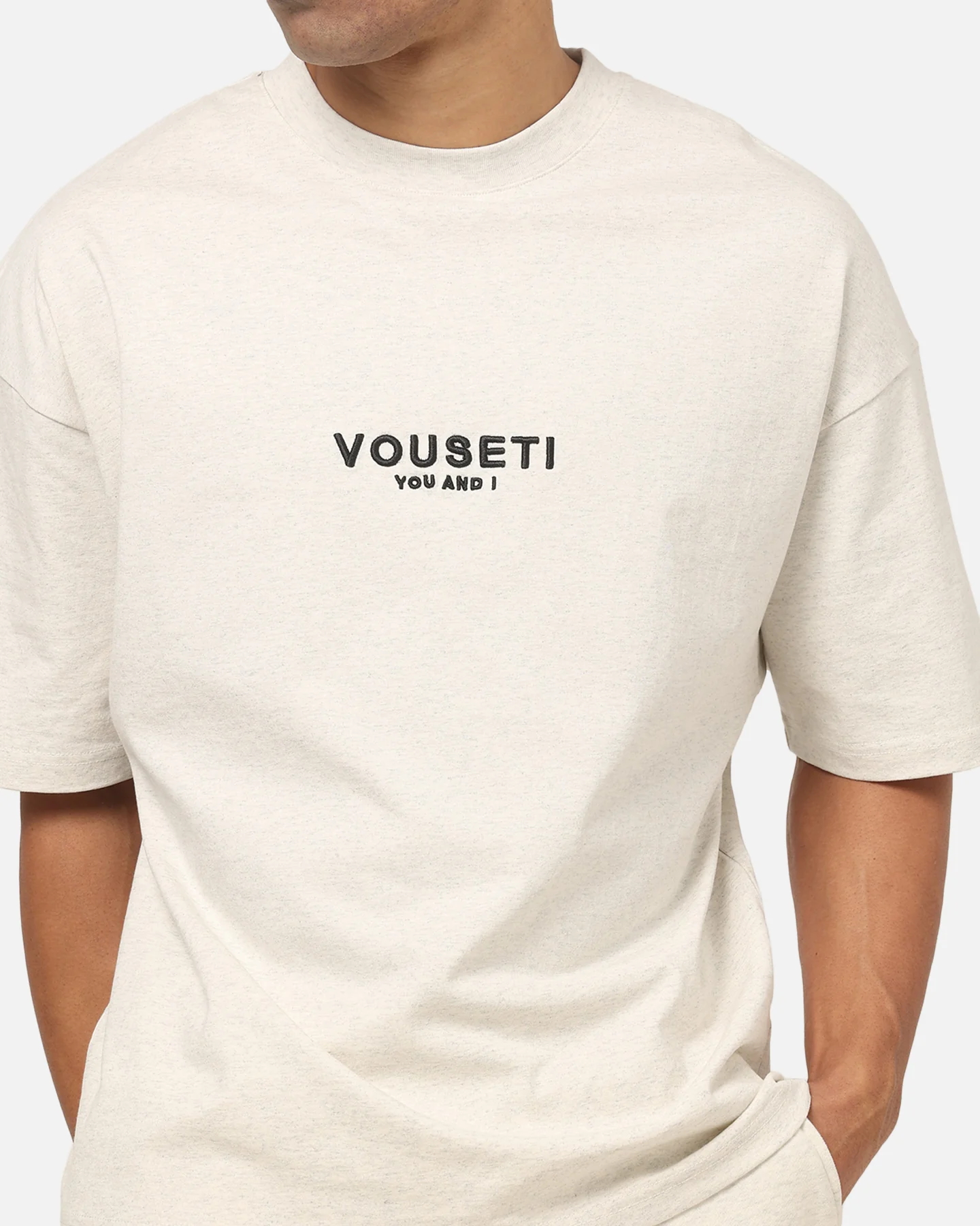 Vouseti The OG T-Shirt White Marle - Image 7