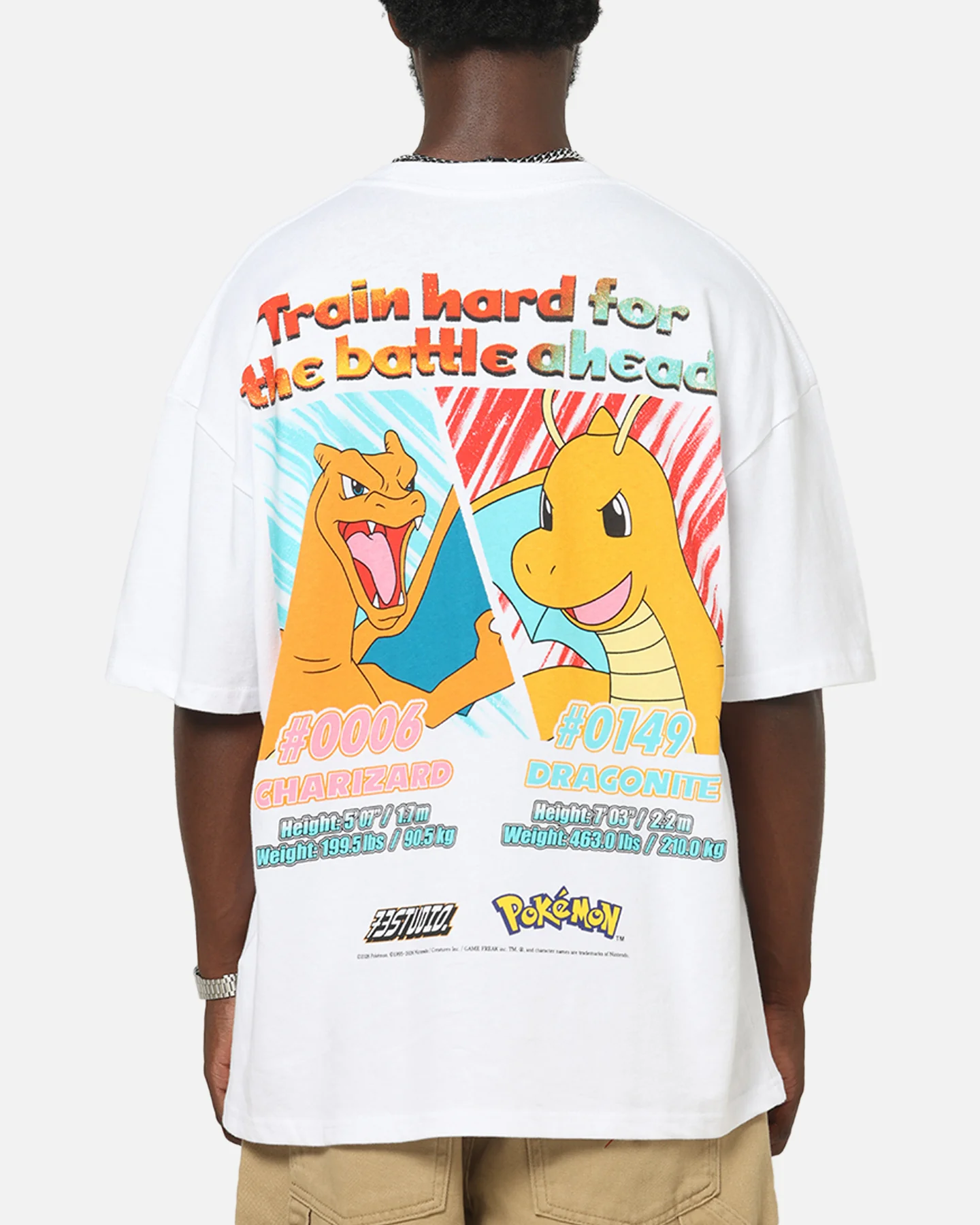 The Pokémon Collection By 73Studio Charizard T-Shirt White - Image 2