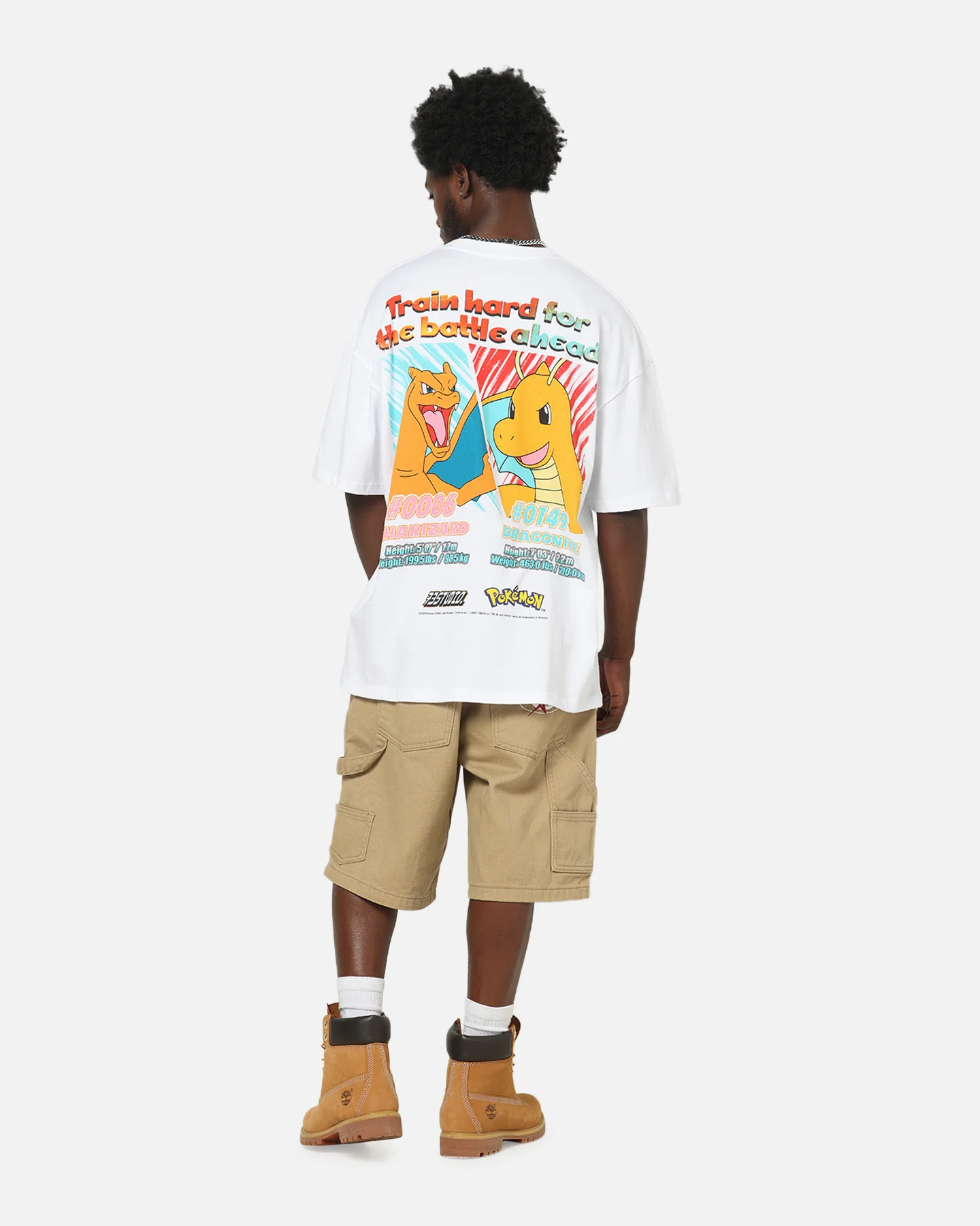The Pokémon Collection By 73Studio Charizard T-Shirt White - Image 4