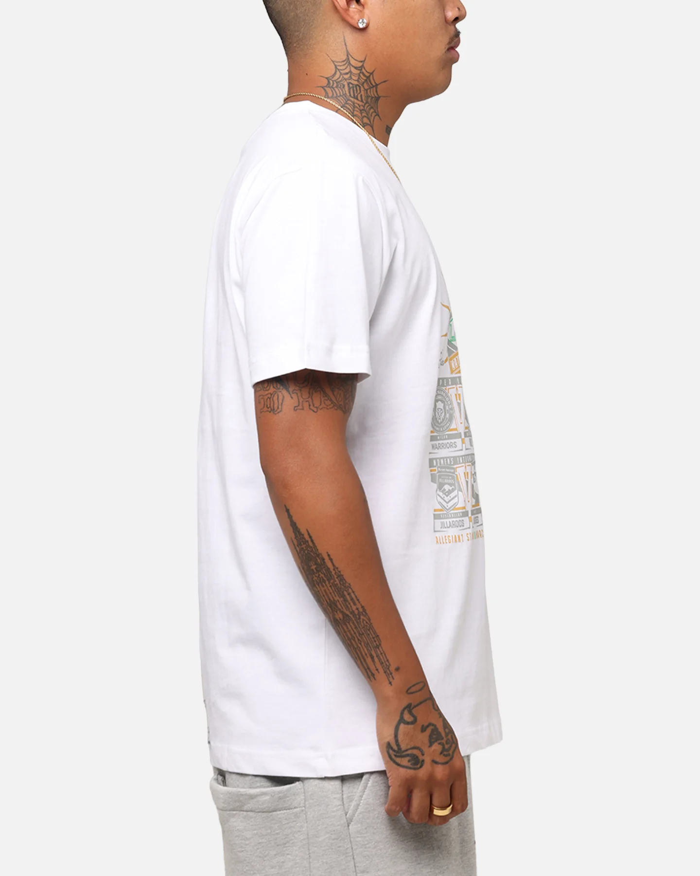 Tidwell NRL 2025 Las Vegas Round Sign T-Shirt White - Image 4