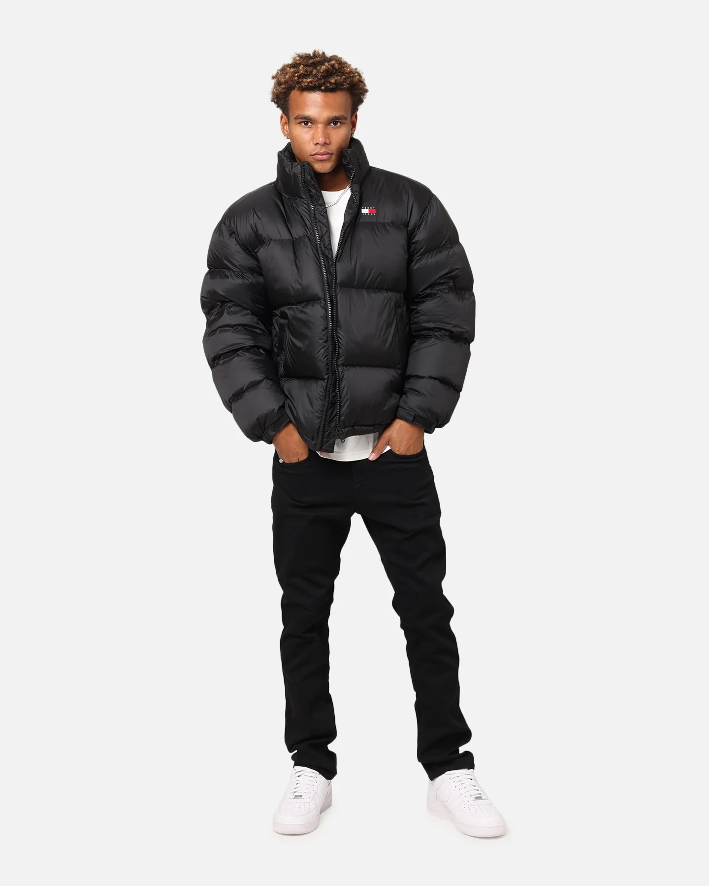 Tommy Jeans Alaska Packable Puffer Jacket Black - Image 2