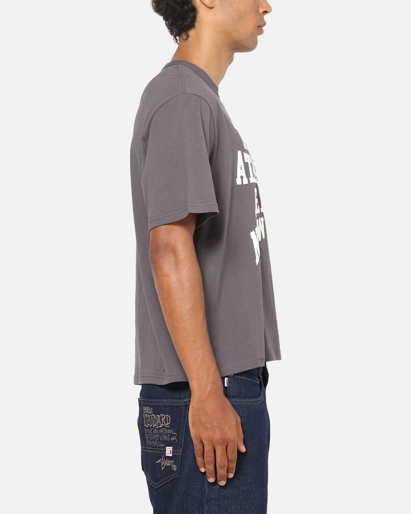 Tommy Jeans Archive Athletic Dept T-Shirt Washed Black - Image 4