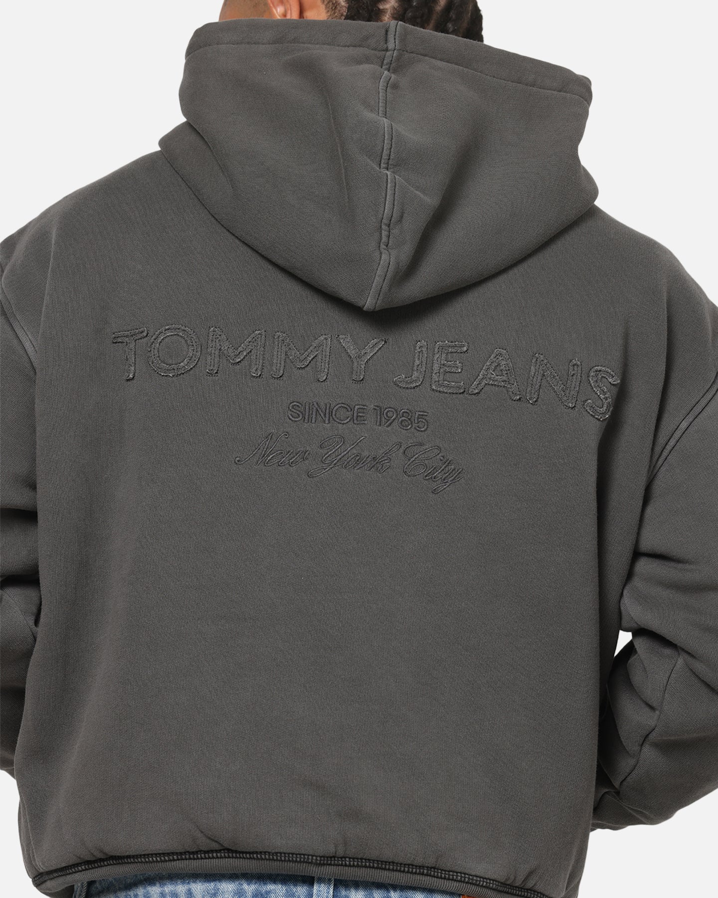 Tommy Jeans Quilt New Classics Zip Up Jacket Black - Image 8