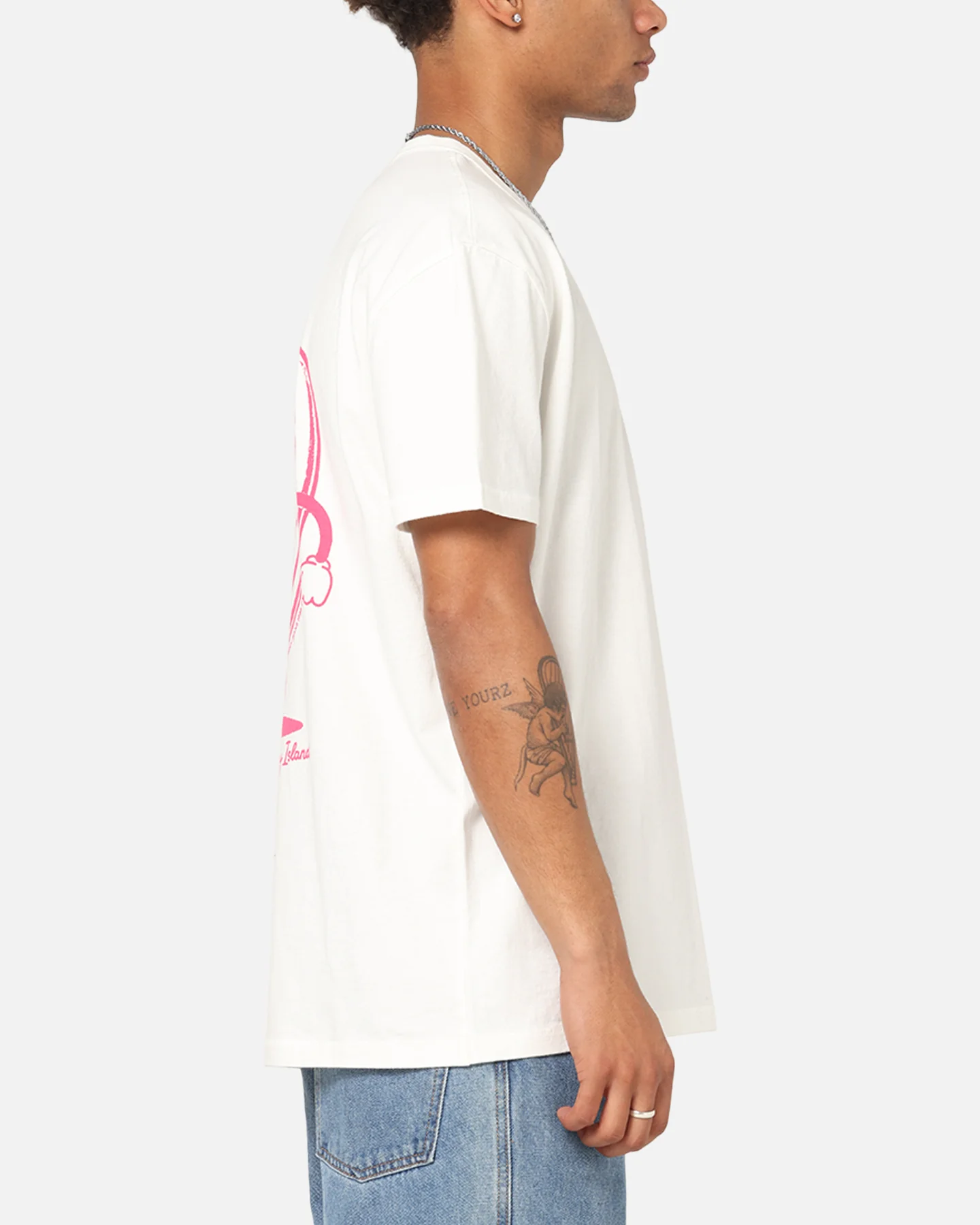 Tommy Jeans Regular Novelty Fair T-Shirt Ecru - Image 5