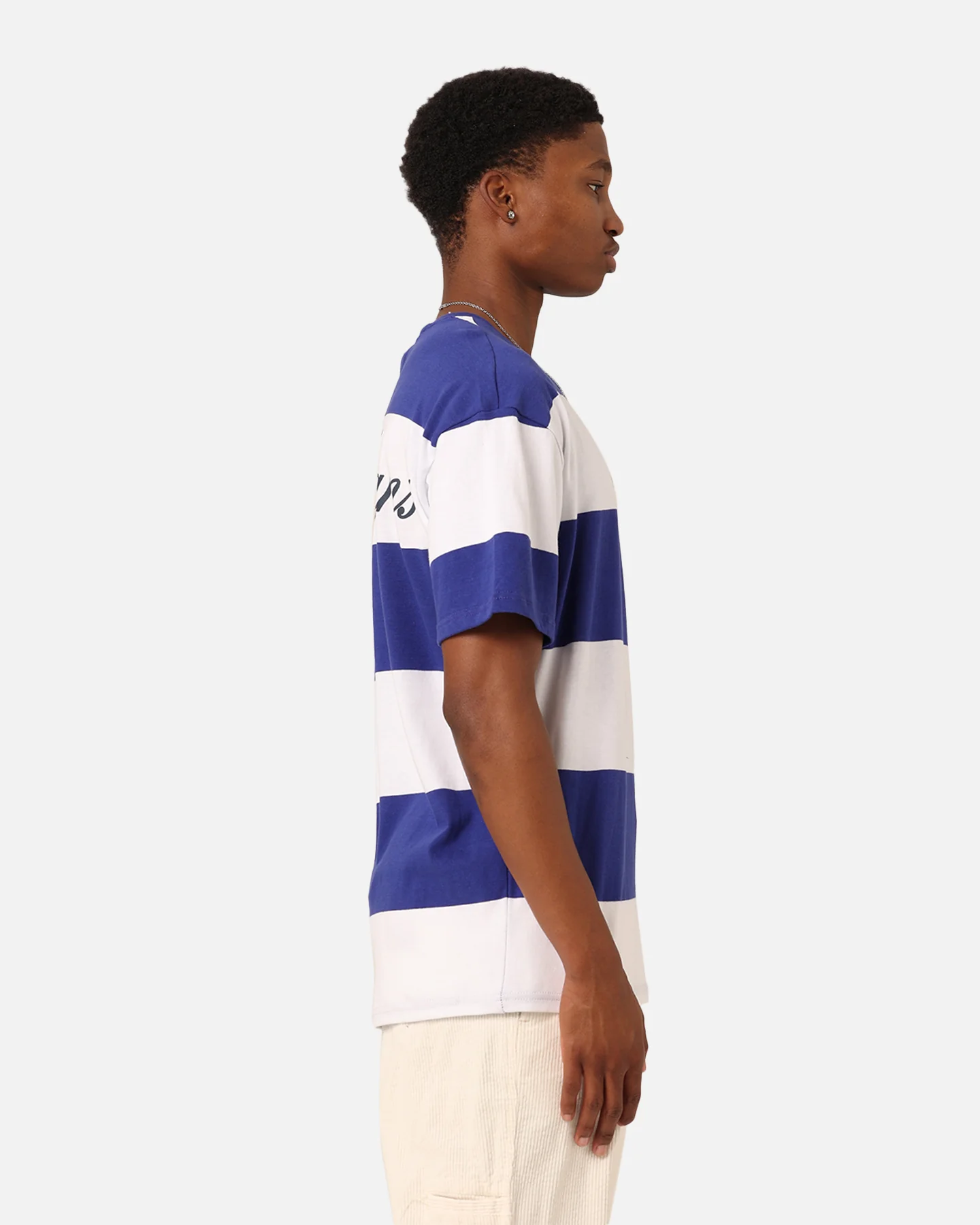 Tommy Jeans Relaxed Colour Block Serif T-Shirt White/Multi - Image 6