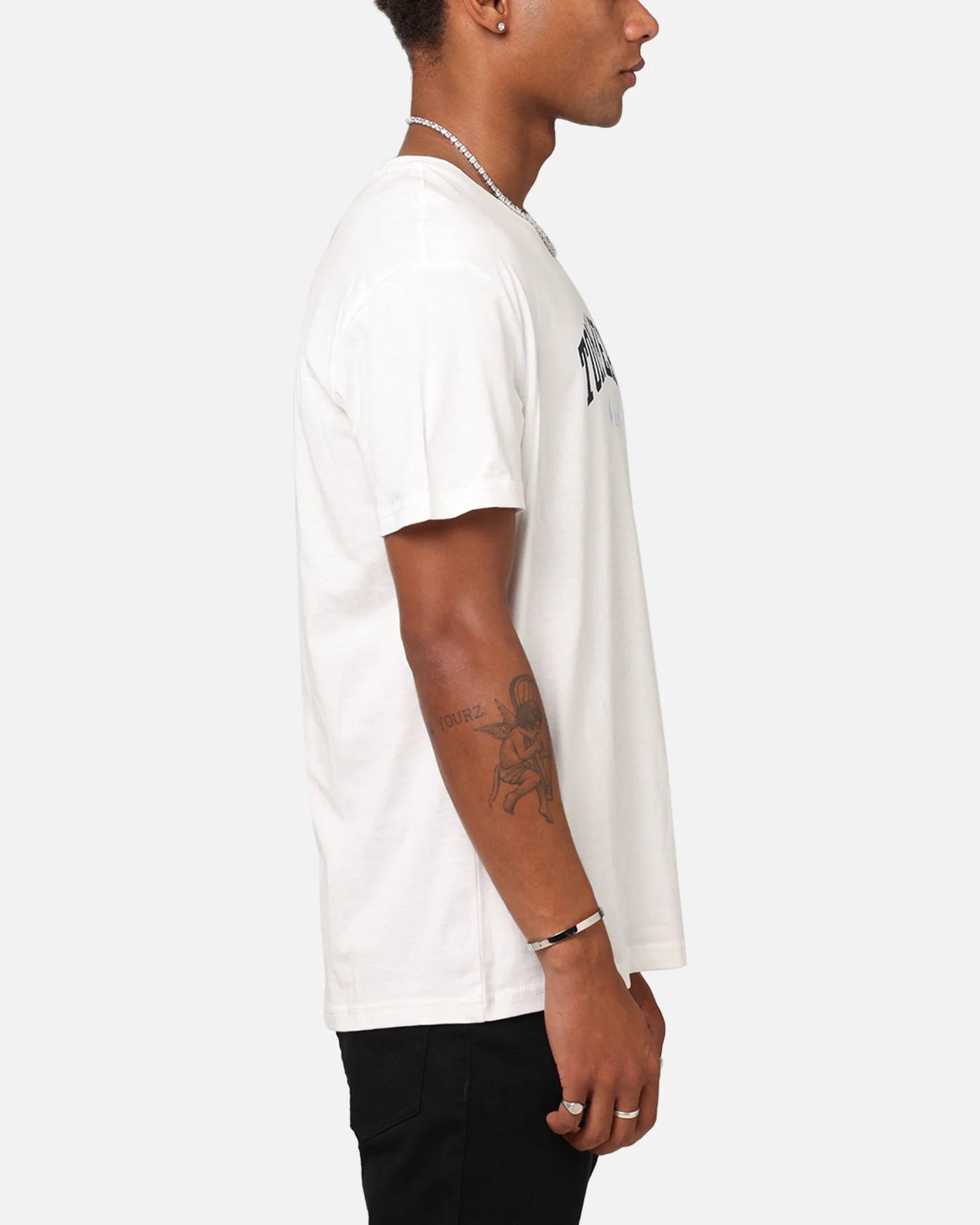 Tommy Jeans Slim Varsity Pop T-Shirt Ecru - Image 4