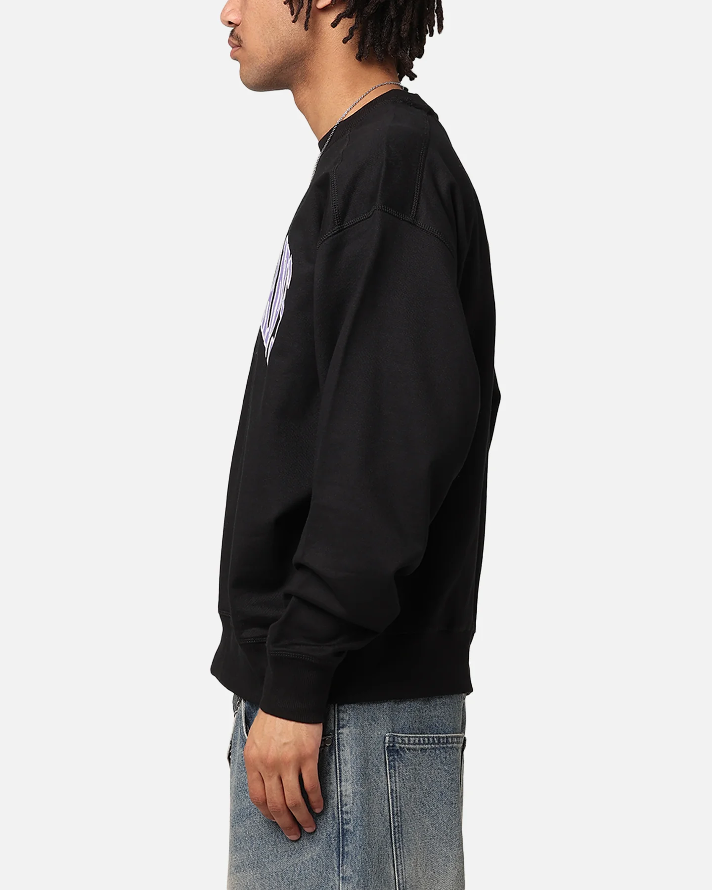 Tommy Jeans TJM Boxy Pop Varisty Crewneck Black - Image 5
