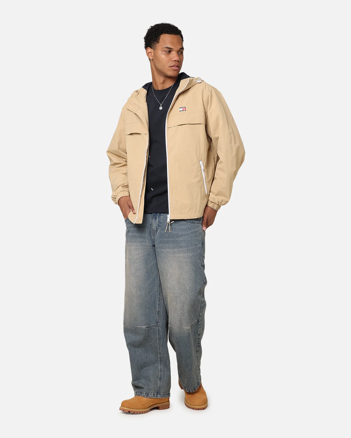 Tommy Jeans TJM Chicago Windbreaker EXT Tawny Sand - Image 3