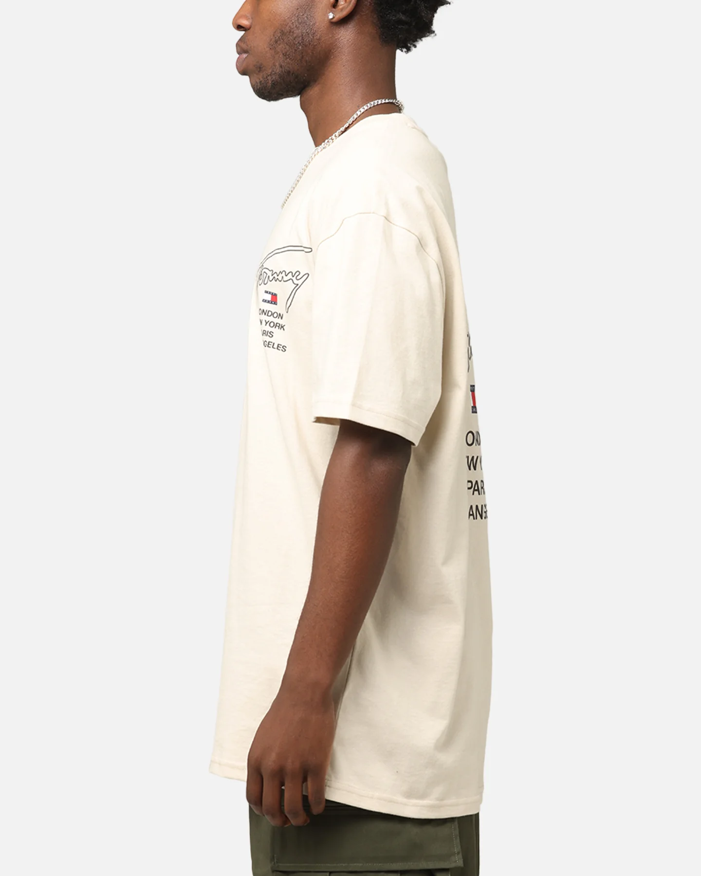 Tommy Jeans TJM City Twist T-Shirt Newsprint - Image 6