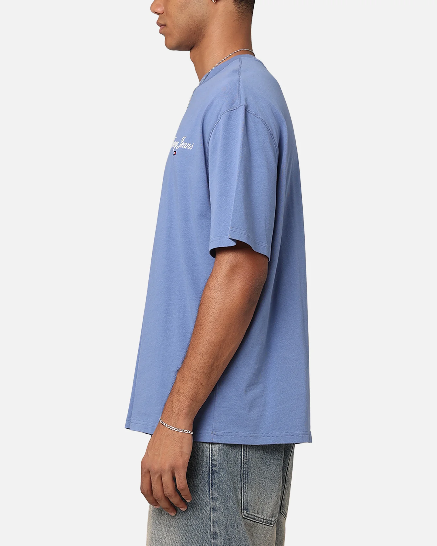 Tommy Jeans TJM OVZ Serif Linear T-Shirt Charmed - Image 5