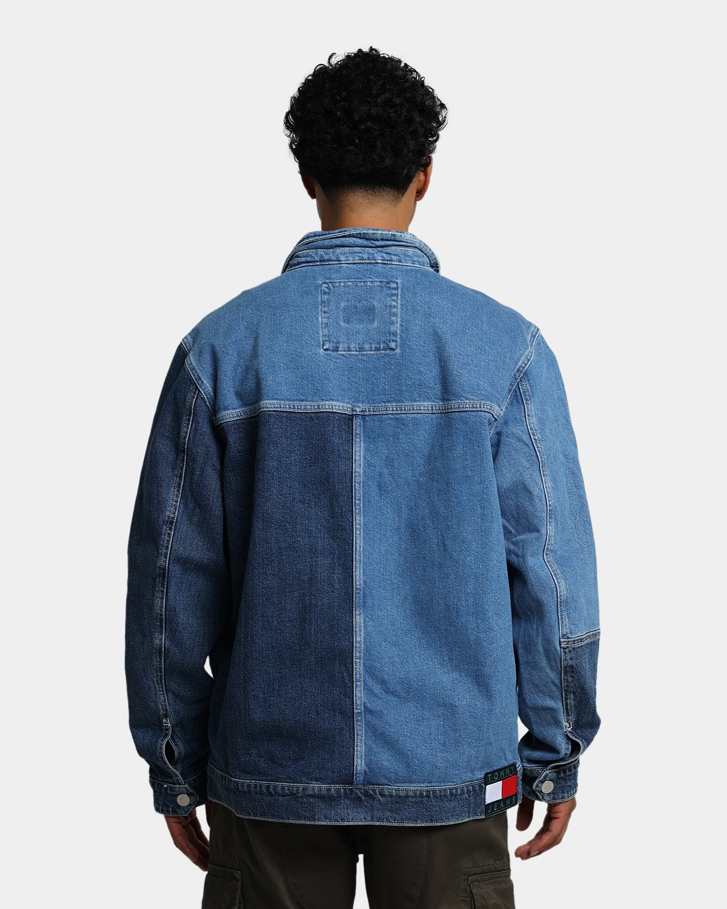 Tommy Jeans Panel Zip Denim Jacket Denim Light - Image 4