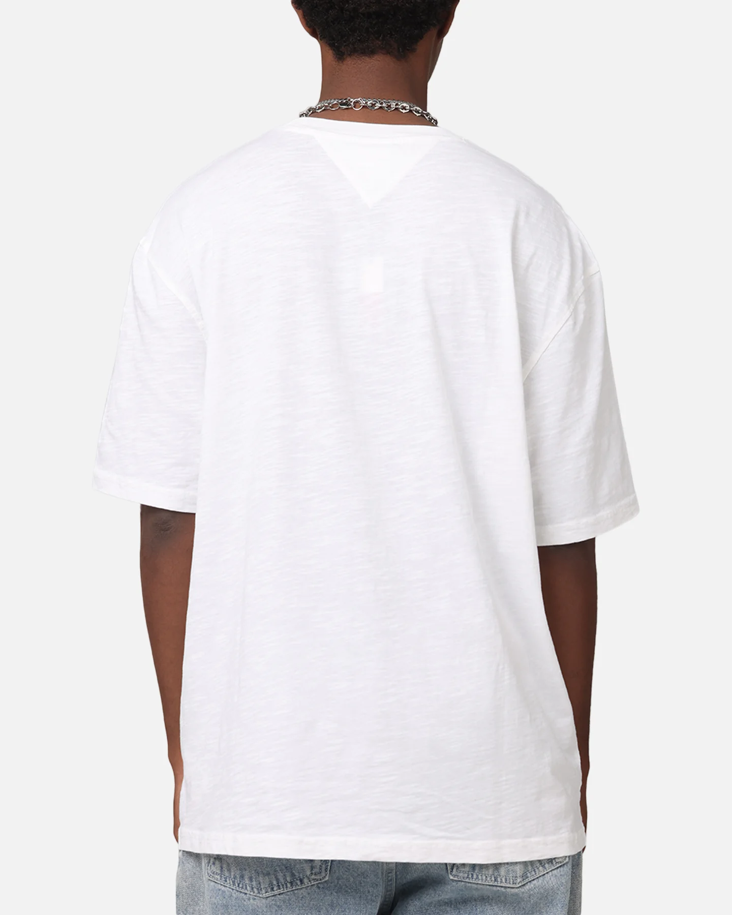 Tommy Jeans TJM Relaxed Twist Logo T-Shirt White - Image 3