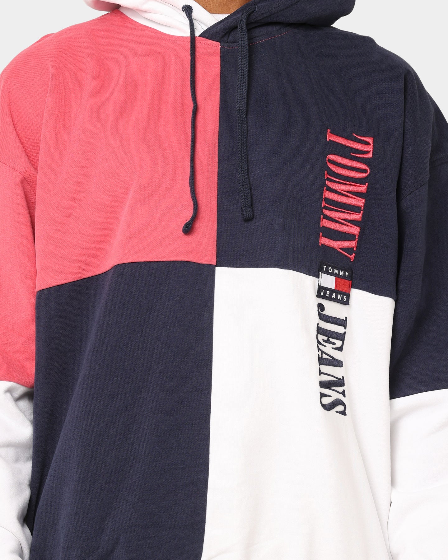 Tommy Jeans TJM Skater Archive Block Hoodie Twilight Navy - Image 3