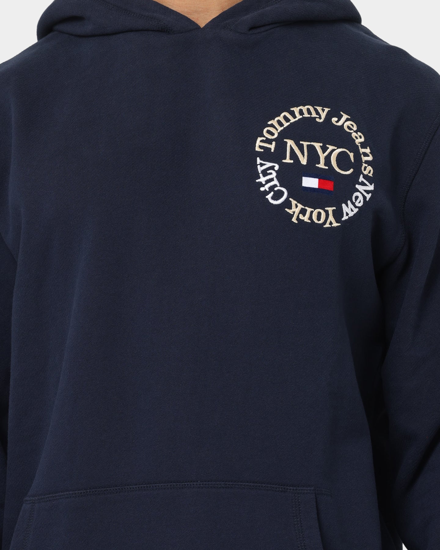 Tommy Jeans TJM Timeless Circle Hoodie Twilight Navy - Image 3