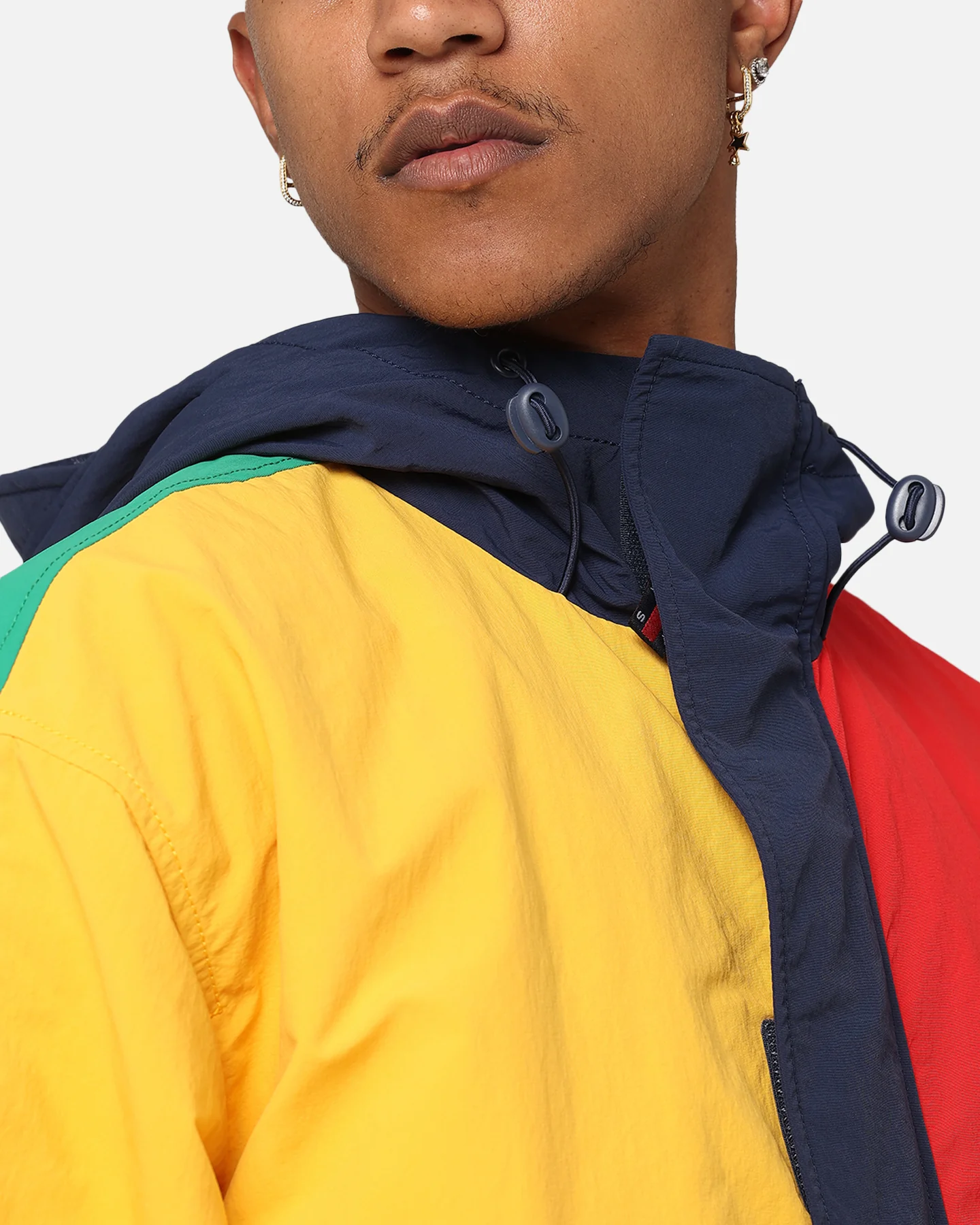 Tommy Jeans TJU Archive Games Chicago Windbreaker Jacket Sport Navy/Multi - Image 6