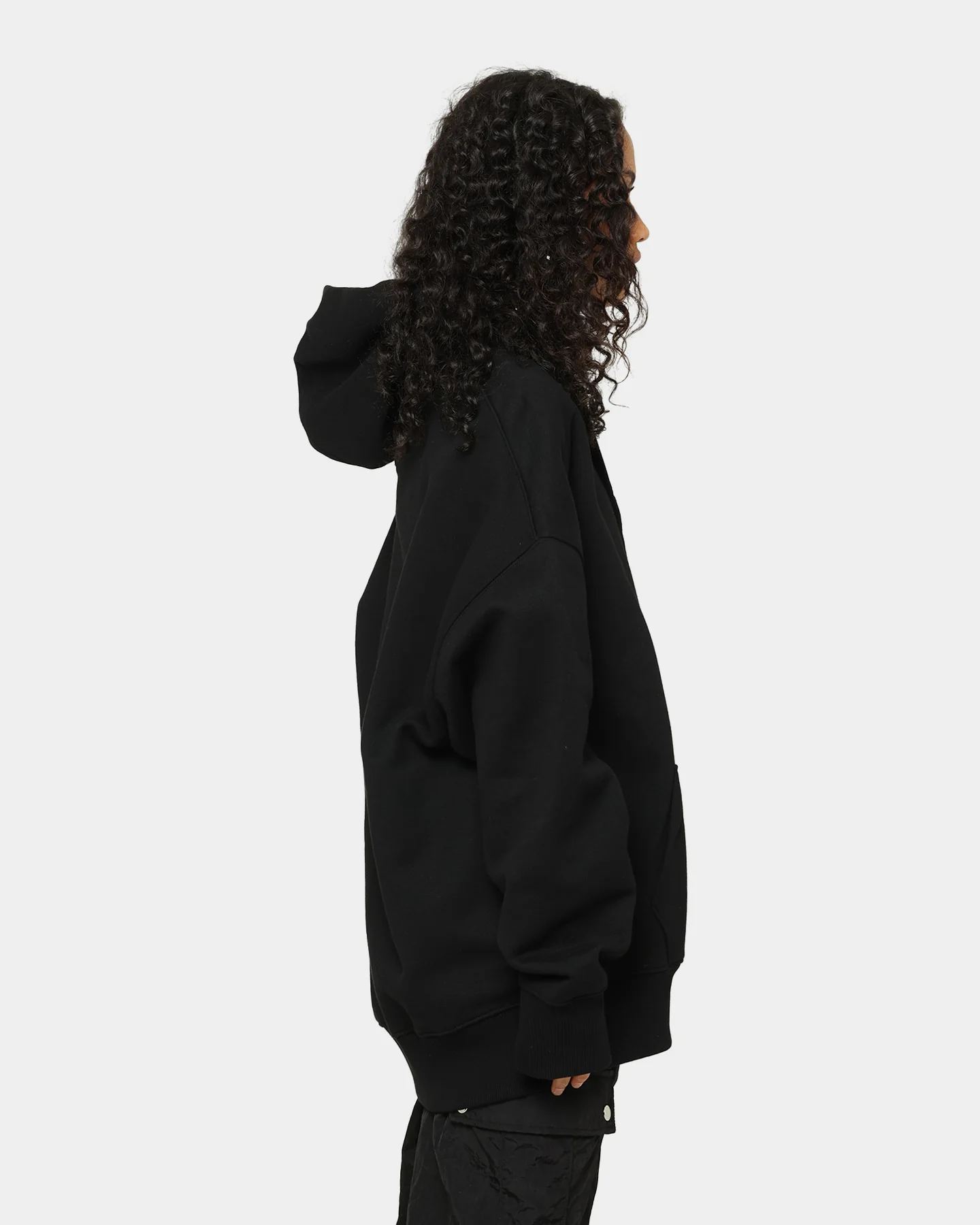 Tommy Jeans Tommy Badge Hoodie Black - Image 5
