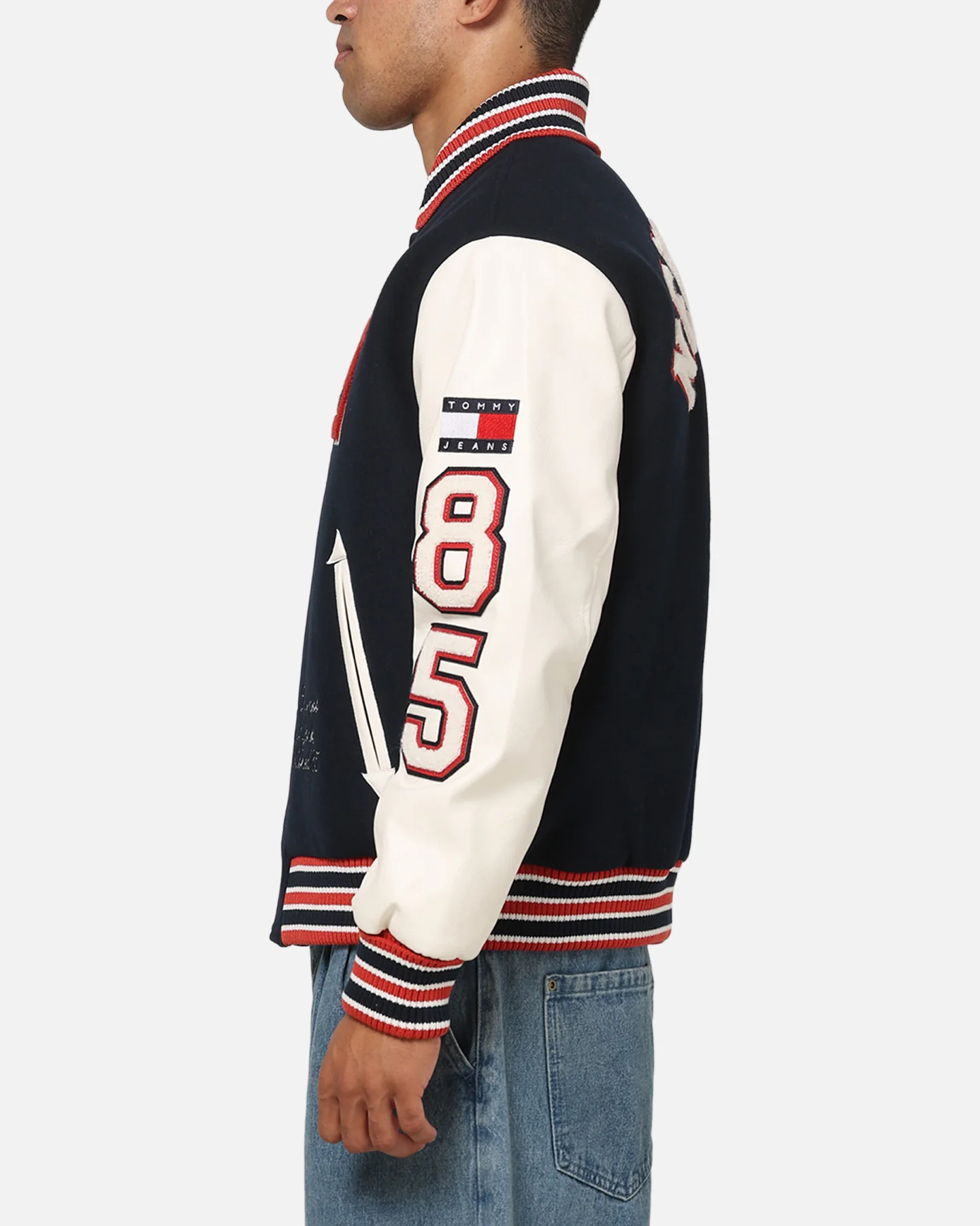 Tommy Jeans Varsity Badge Jacket Navy - Image 6