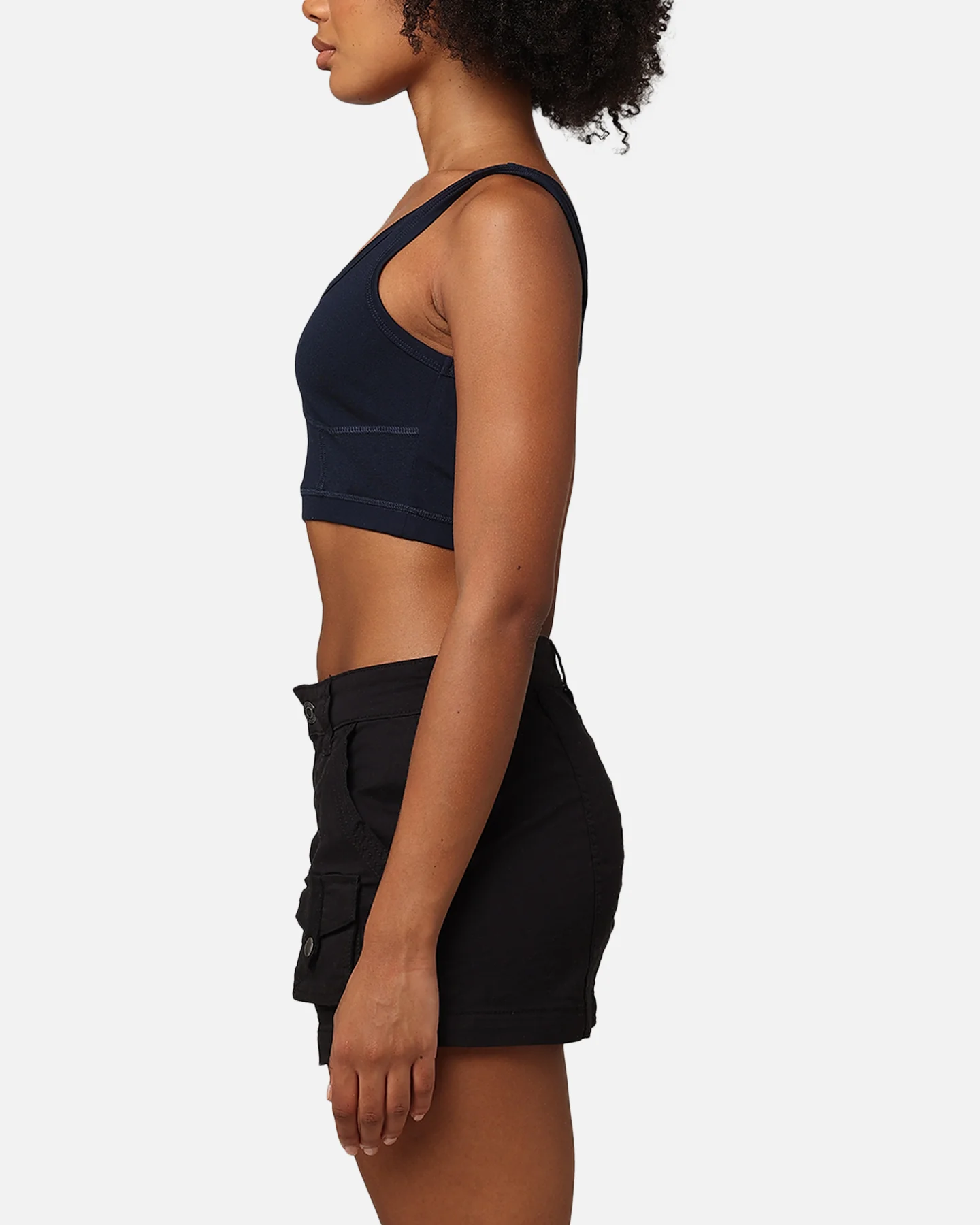 Tommy Jeans Women's Archive Bralette Crop Top Dark Night Navy - Image 5