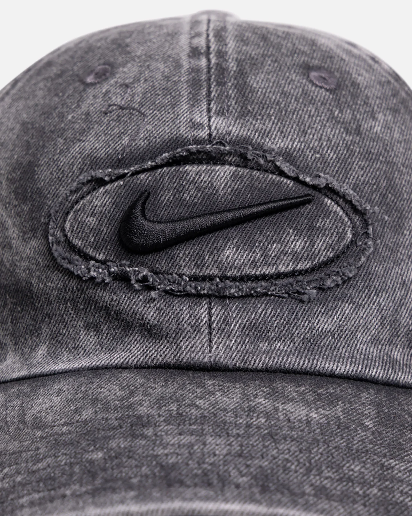 Nike Club Unstructured Denim Patch Cap Anthracite - Image 5