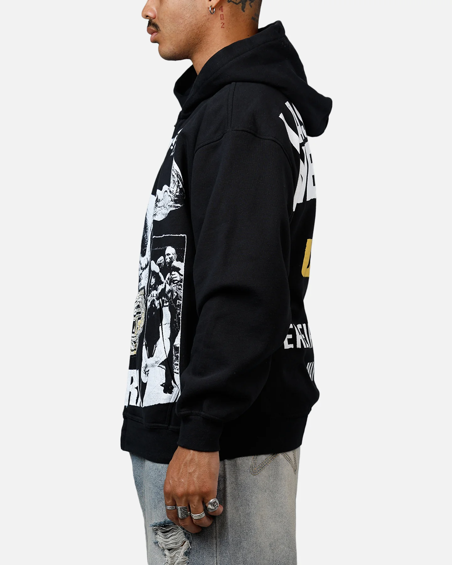 UFC By Culture Kings Alex Pereira 313 Zip-Up Hoodie Black - Image 5