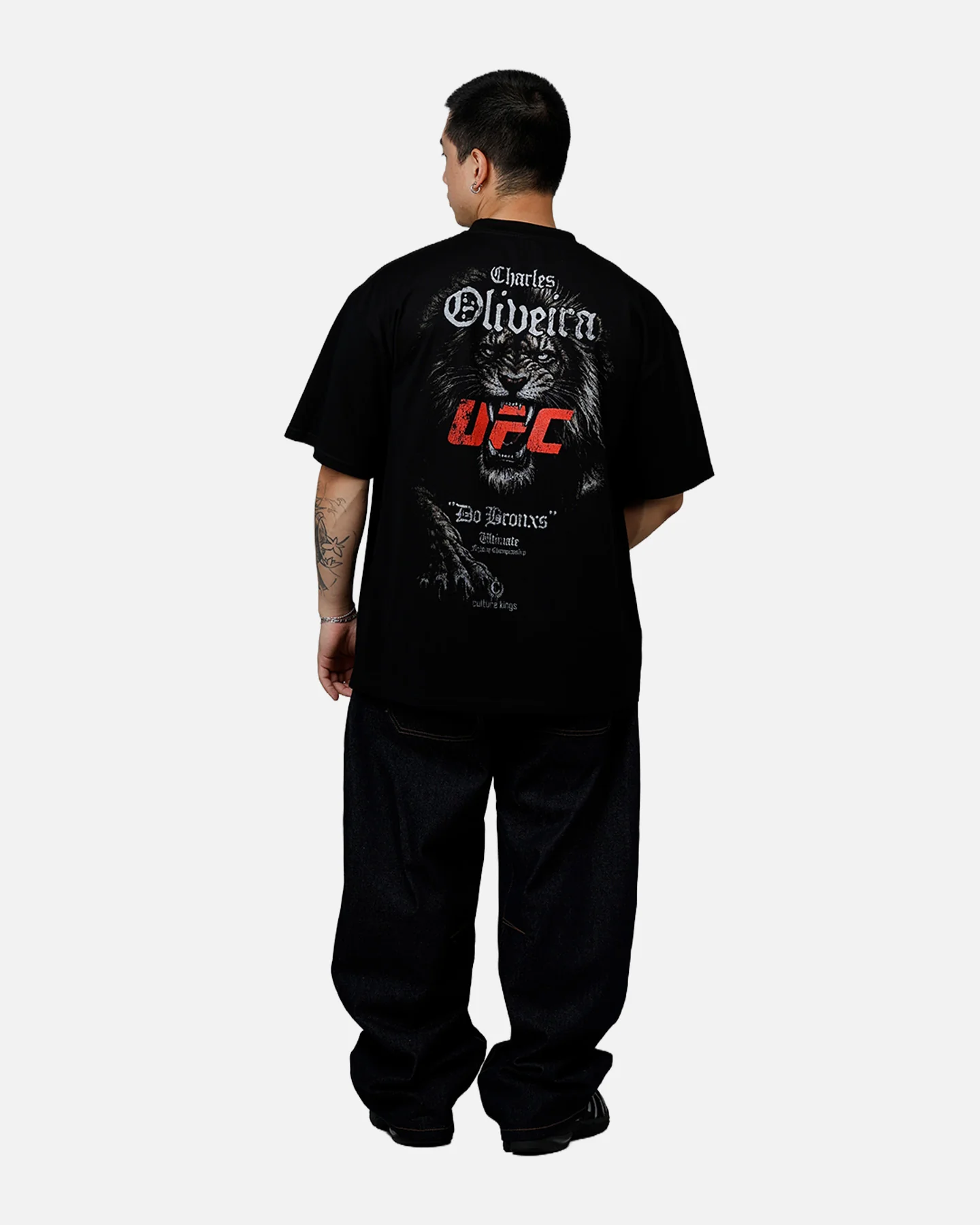 UFC By Culture Kings UFC 326 Charles Oliveira T-Shirt Black - Image 6