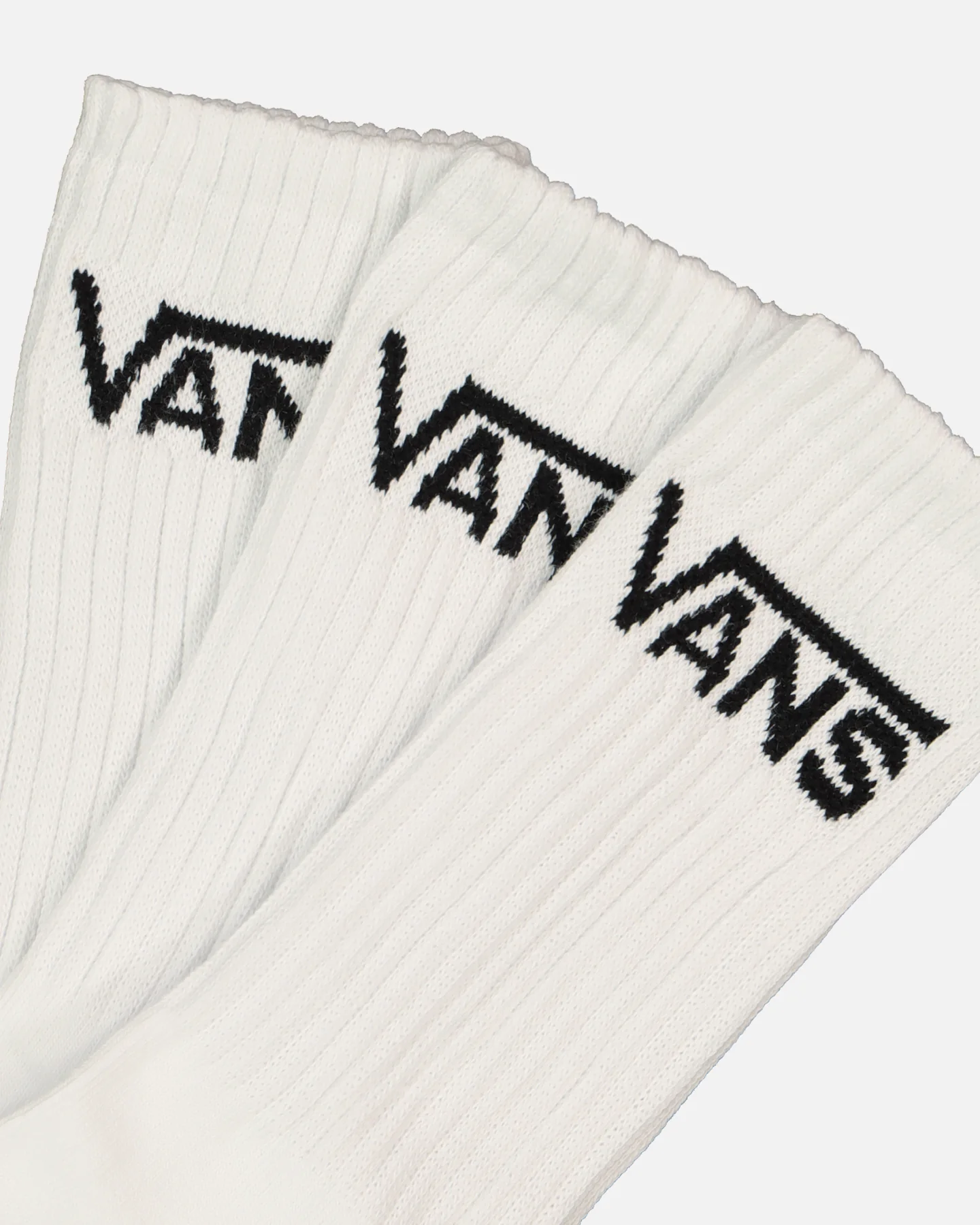 Vans Classic Crewcut Socks 9.5-13 3 Pack White - Image 2
