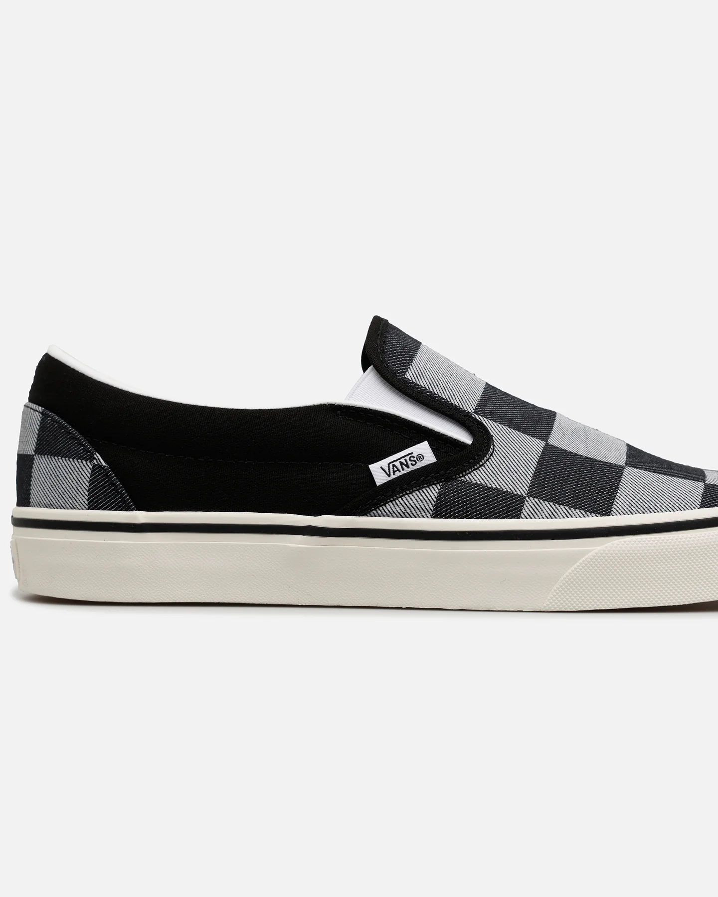 Vans Classic Slip-On "Mono Checkerboard" Black - Image 8