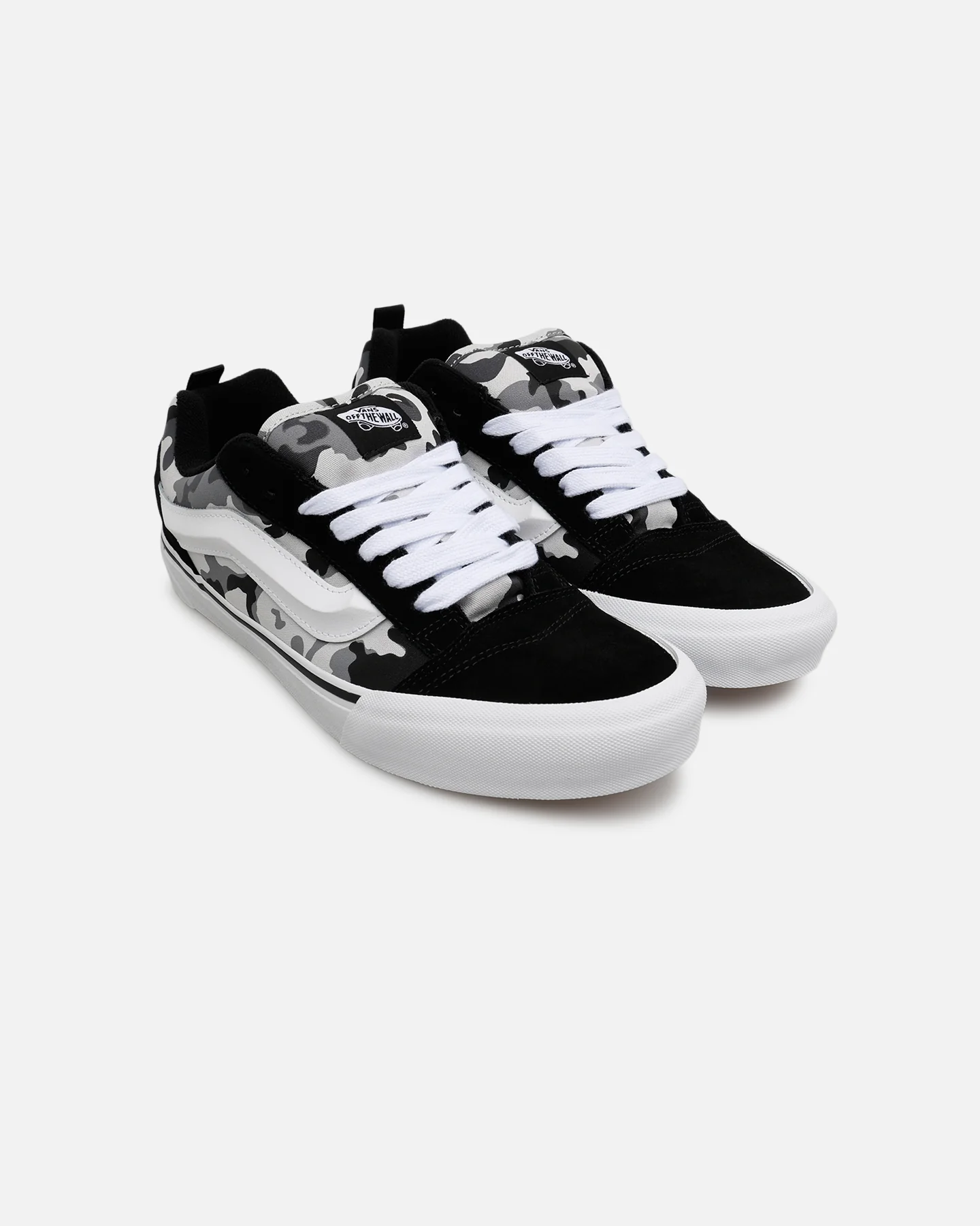 Vans Knu Skool 'Camo' Black/White - Image 5