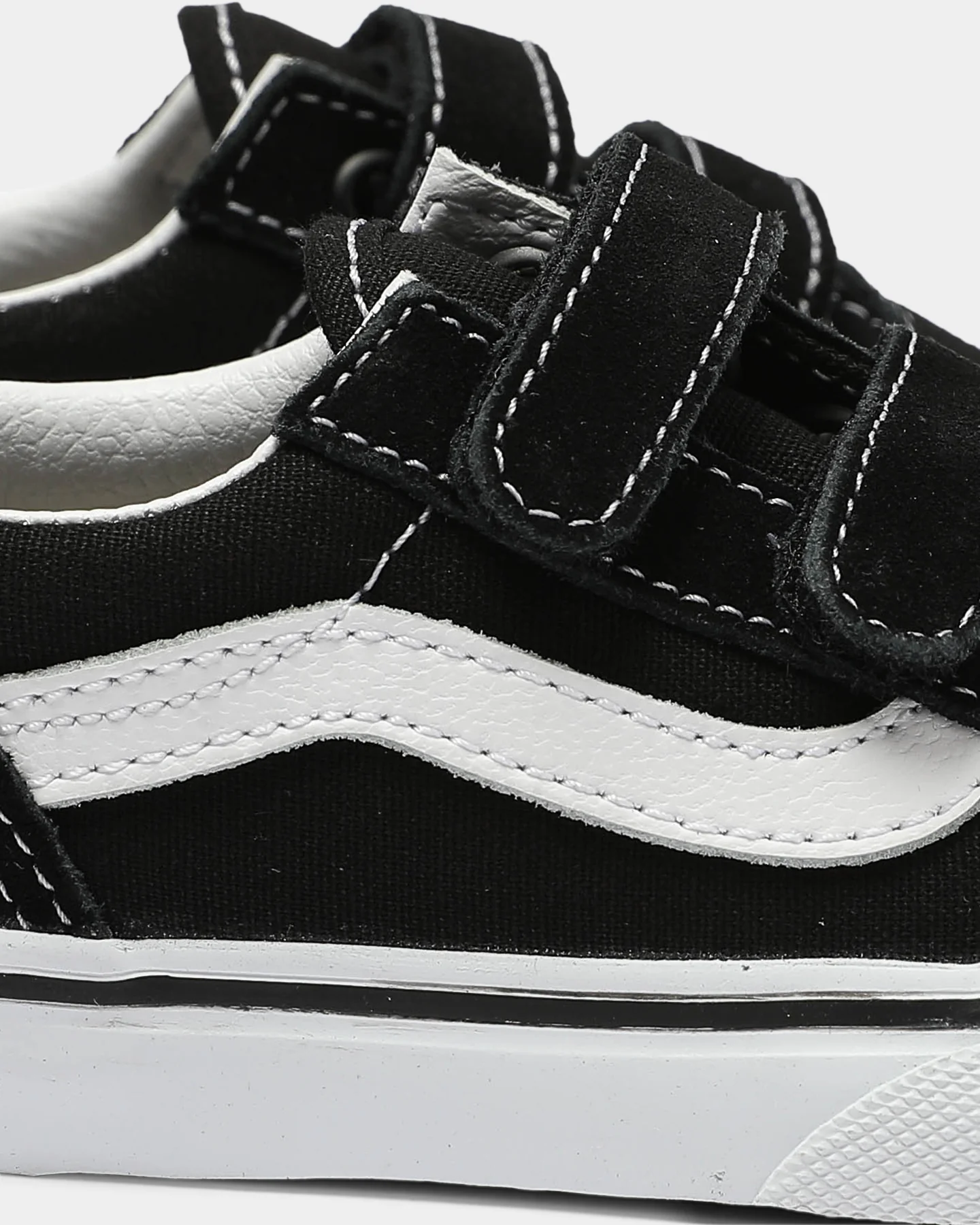 Vans Toddler Old Skool V Black/White - Image 6