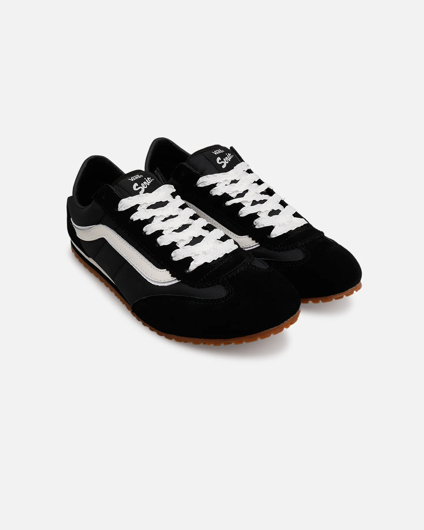 Vans Women's Super Lowpro Black/White - Image 5