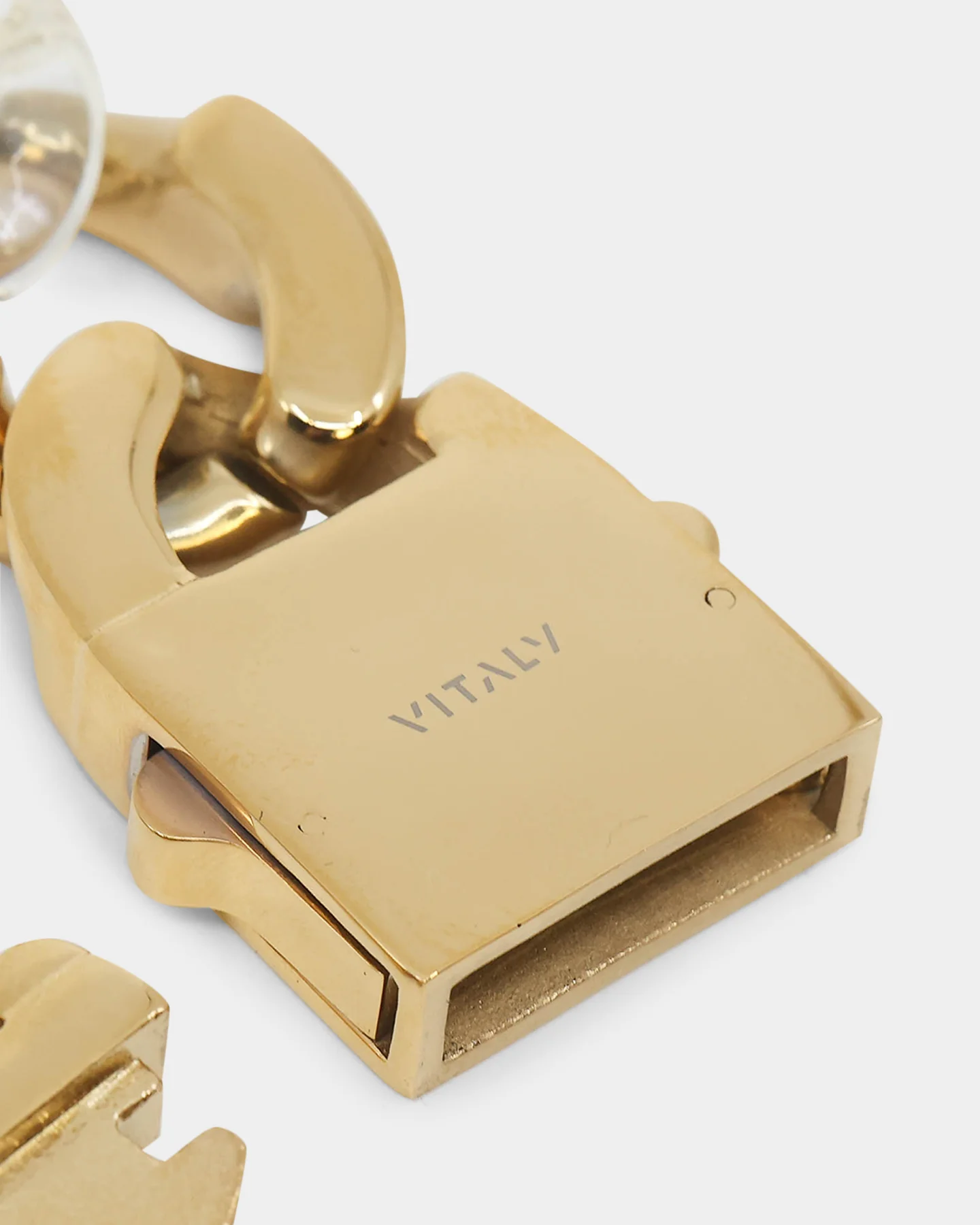 Vitaly Unisex Static Bracelet Clear/Gold - Image 5