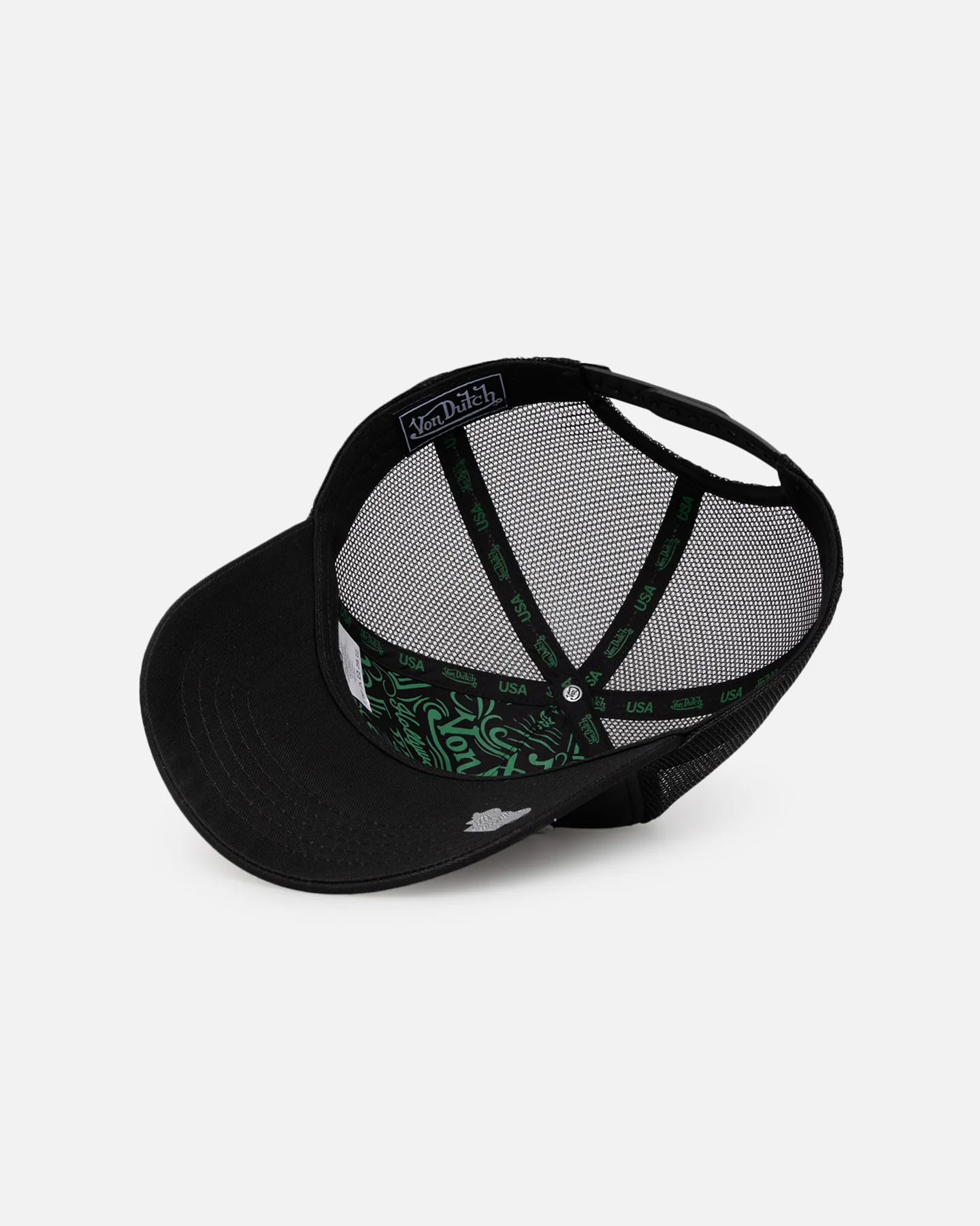 Von Dutch Black Trucker Snapback Black - Image 7