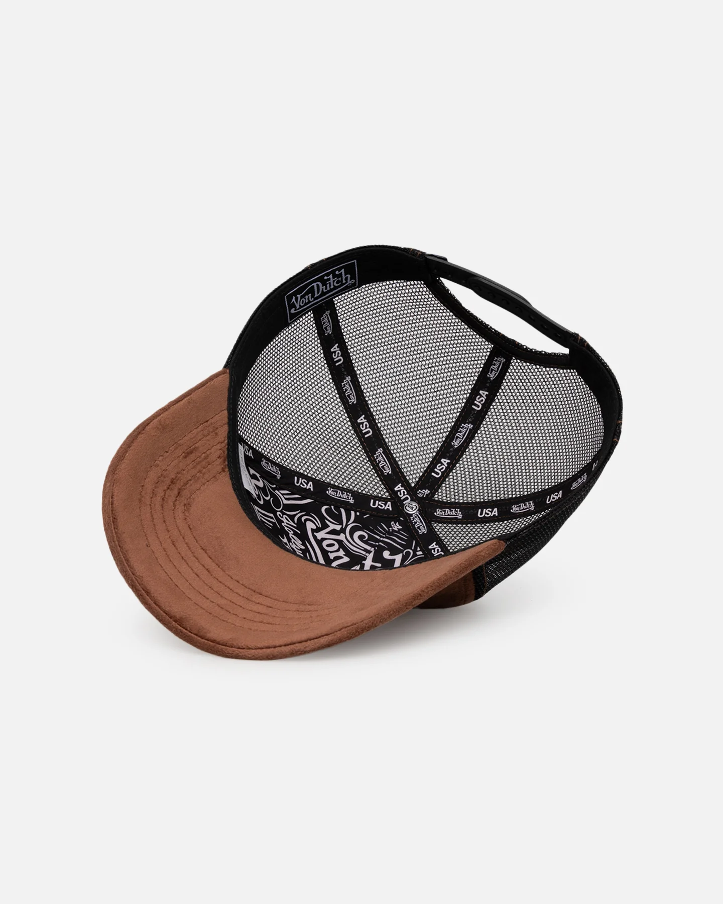 Von Dutch Taupe Trucker Snapback Taupe - Image 6