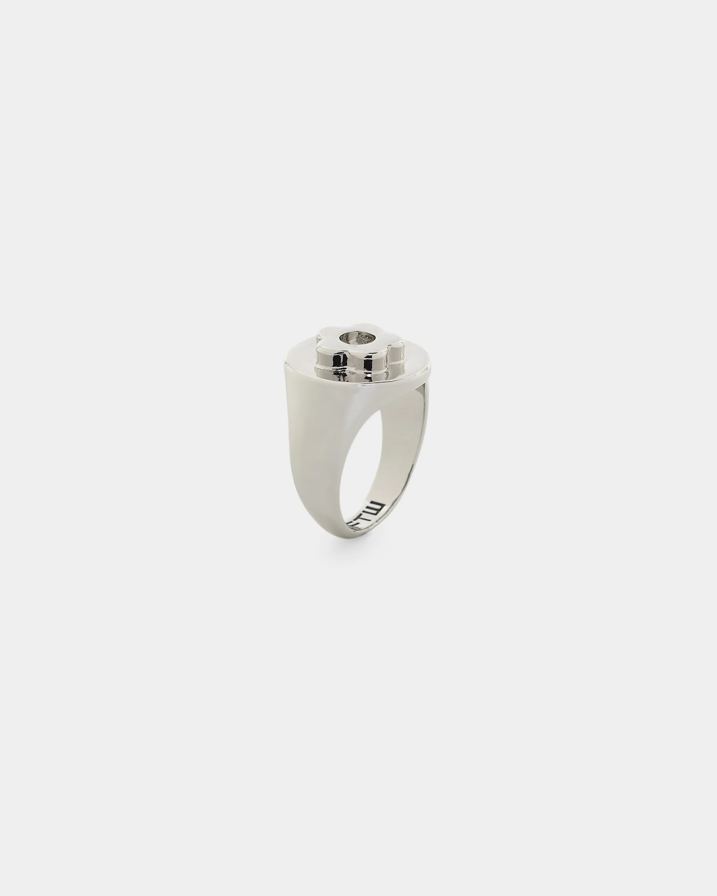 Wild For The Weekend Flower Power Signet Ring (Medium) Silver - Image 5