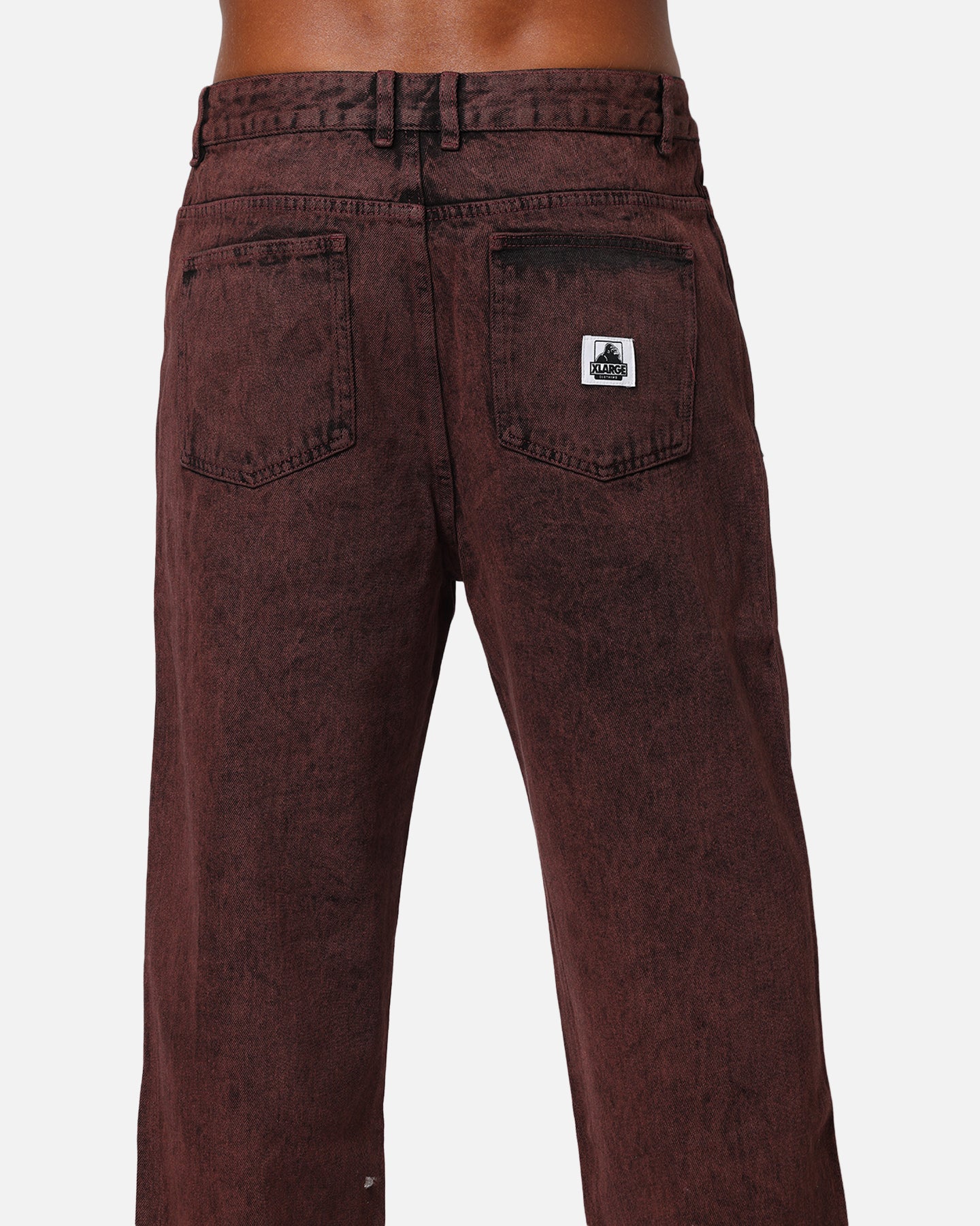 X-Large Bull Denim 91 Pant Burgundy - Image 8