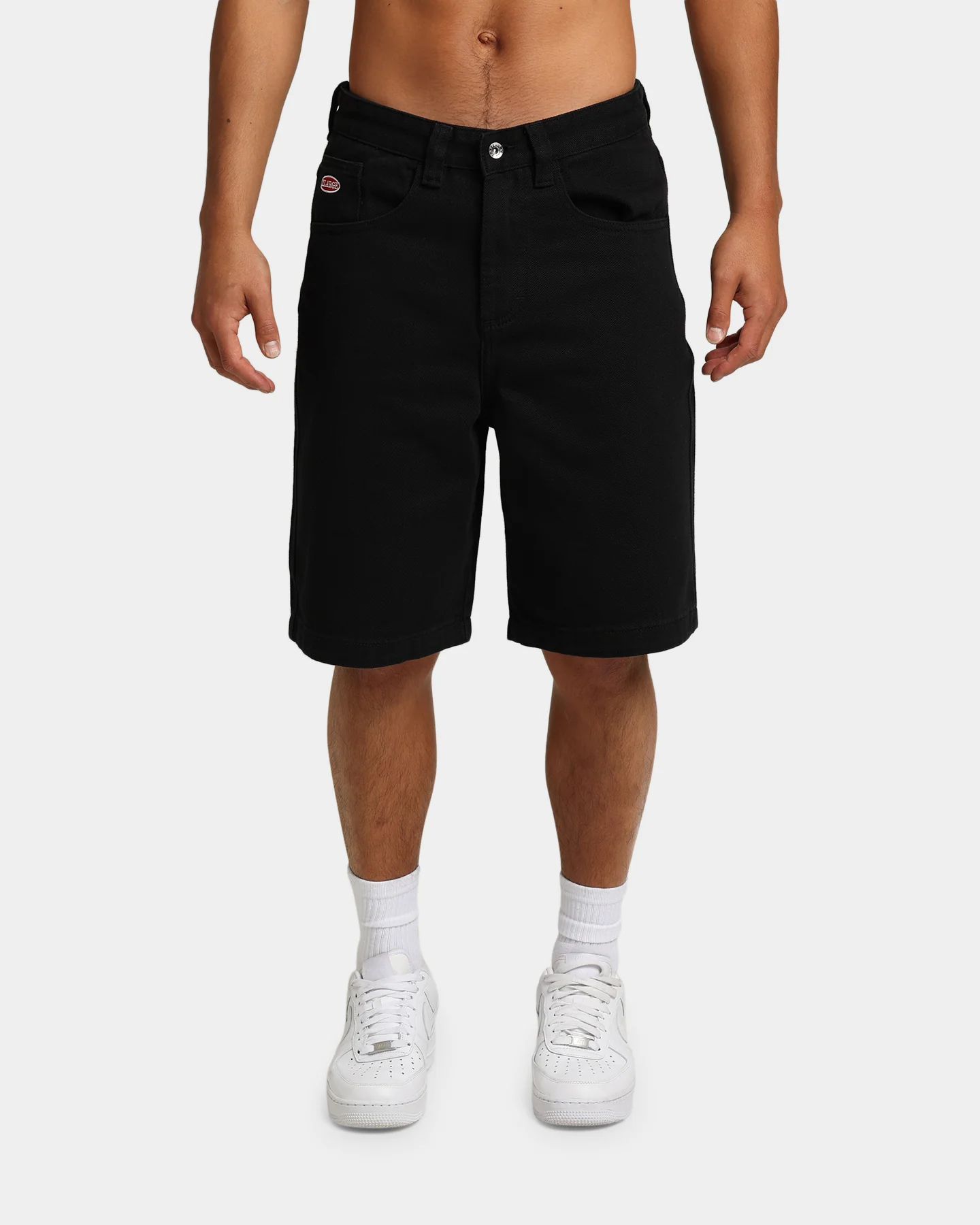 X-Large Bull Denim 91 Shorts Black Denim - Image 3