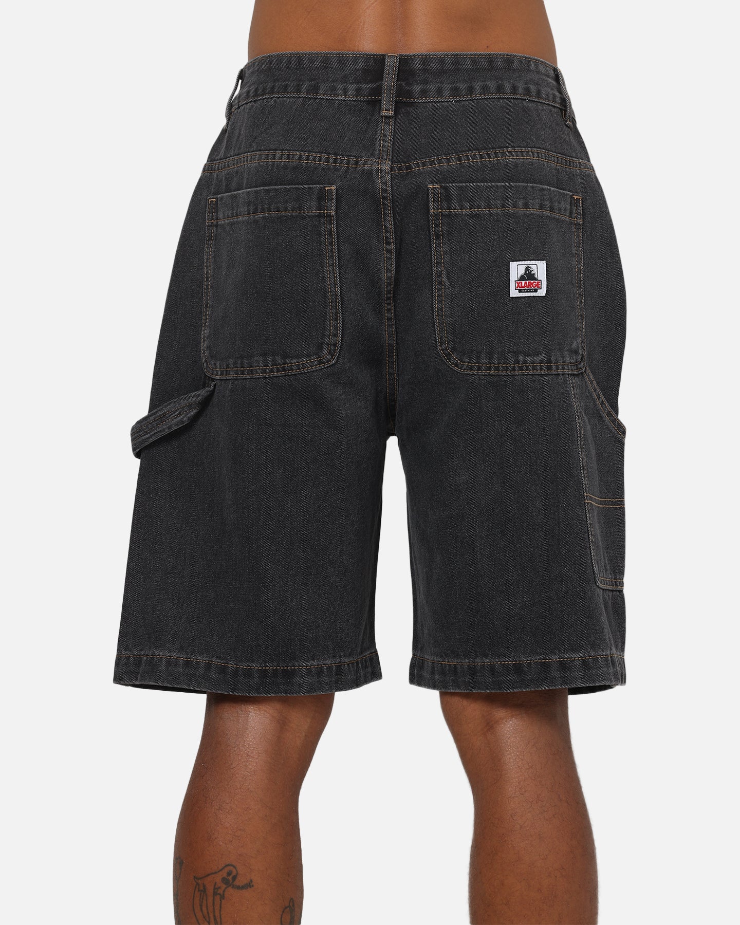 X-Large Carpenter Bull Denim 91 Shorts Washed Black - Image 8
