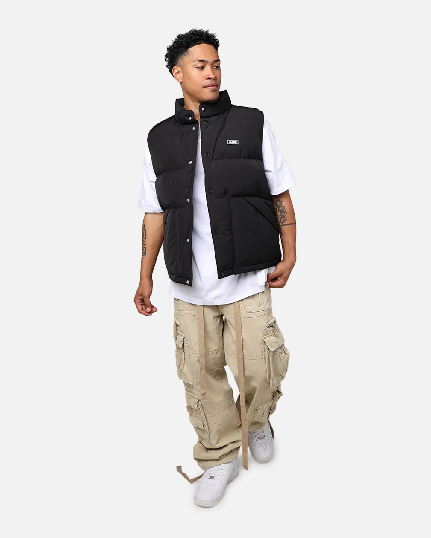 X-Large Down Vest Black - Image 6