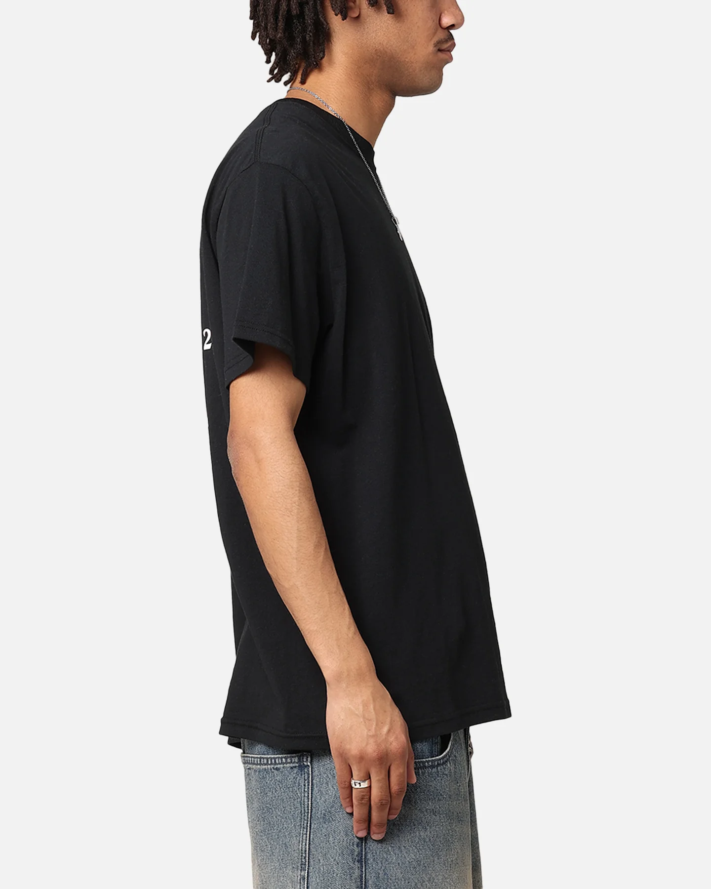 X-Large Dragon T-Shirt Solid Black - Image 5