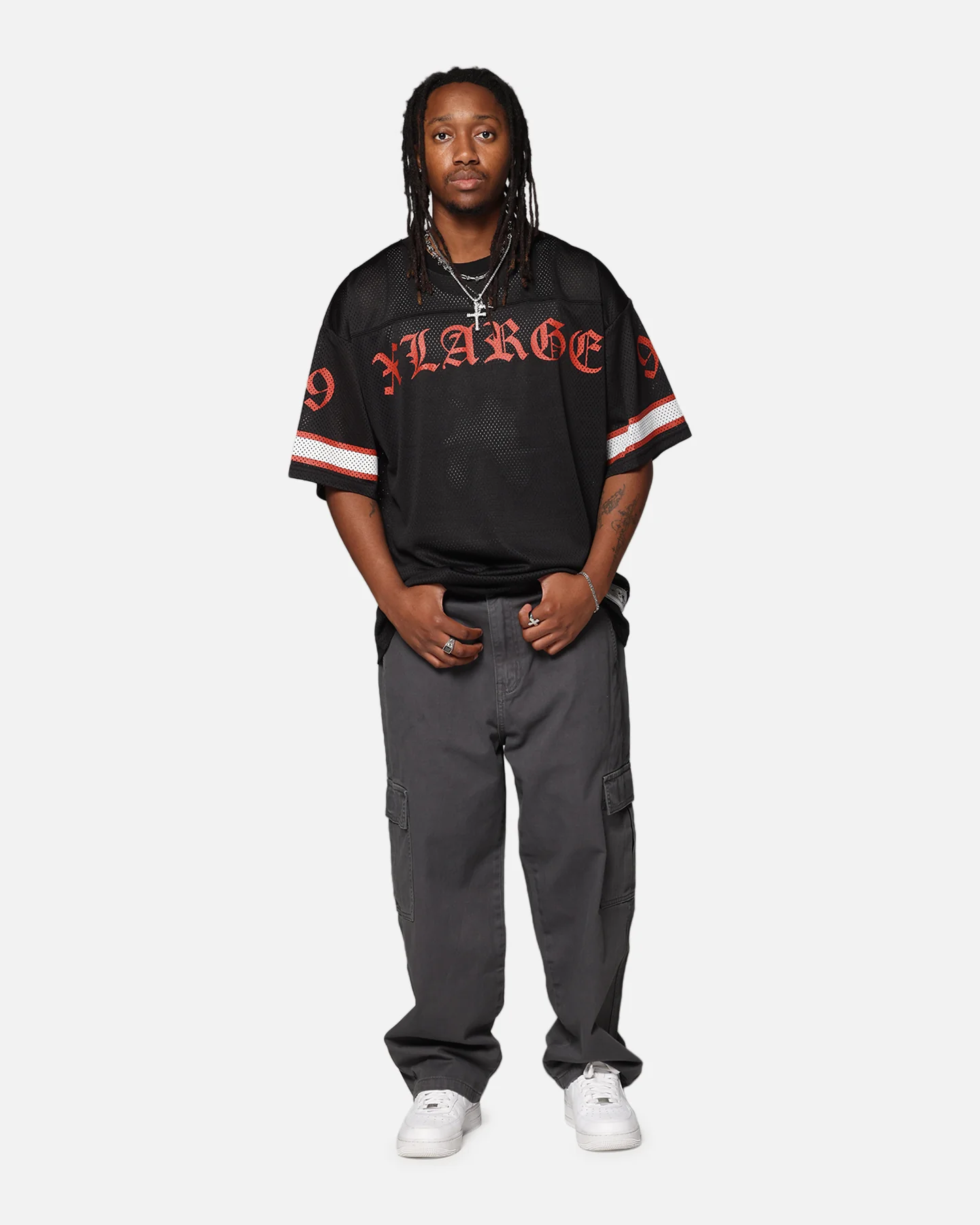 X-Large Gothic Game Shirt Black - Image 4