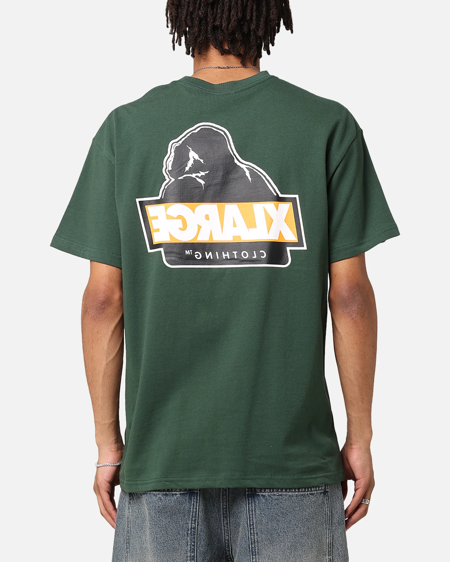 X-Large Slanted T-Shirt Solid Forest - Image 2