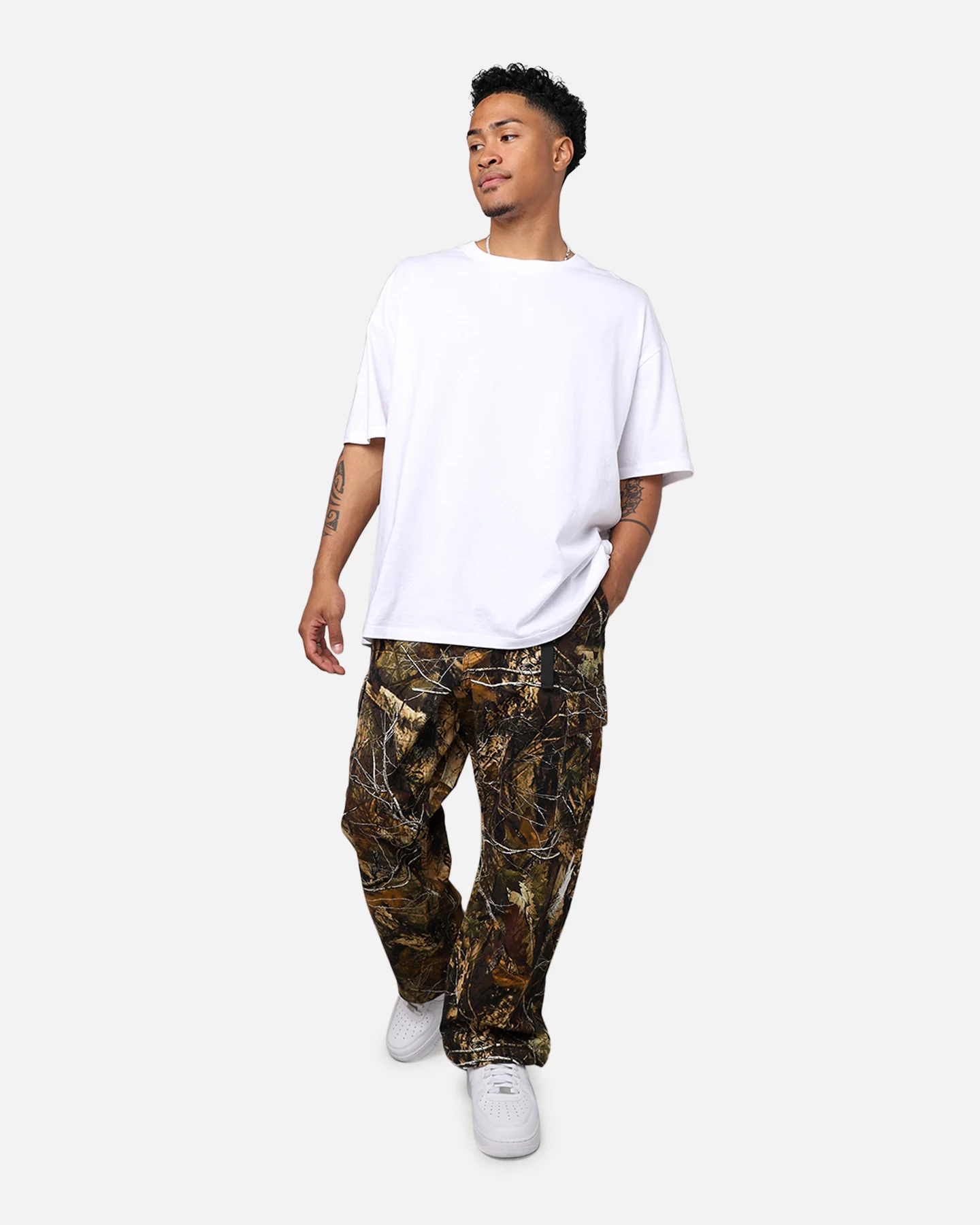 X-Large Twill Easy Cargo Pants Olive - Image 2