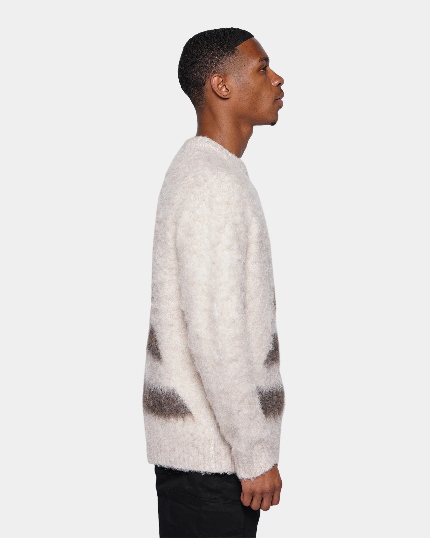 XXIII Arturo Mohair Stripe Jumper Cream - Image 5