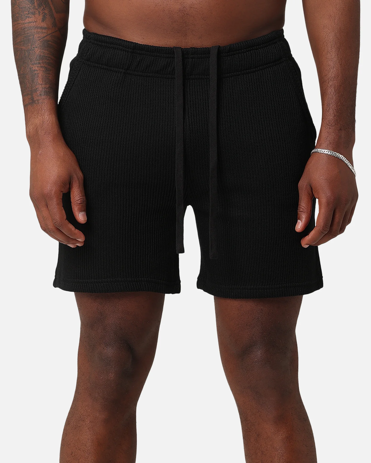 XXIII Broad Knit Shorts Black - Image 7
