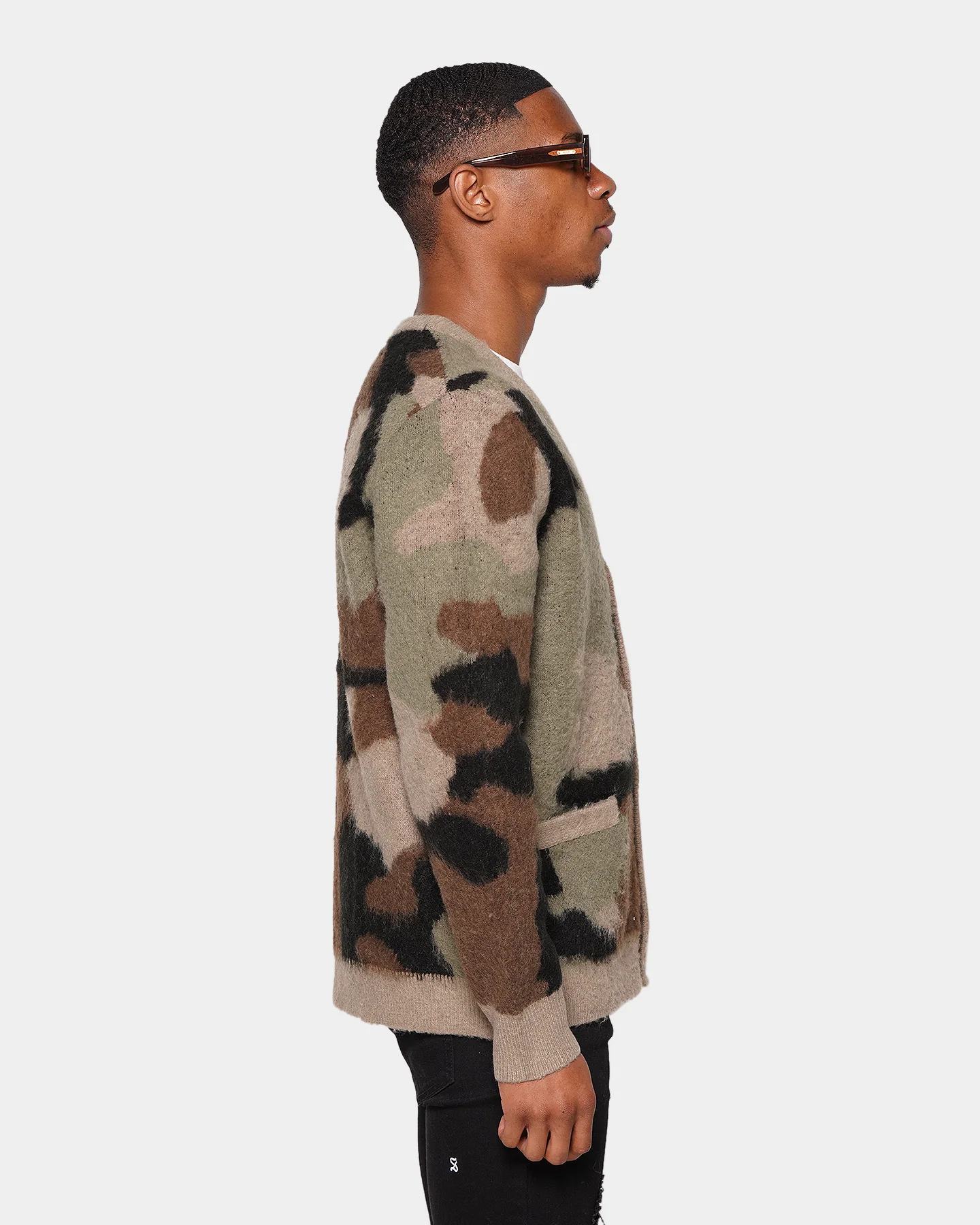 XXIII Camo Mohair Cardigan Camo - Image 6