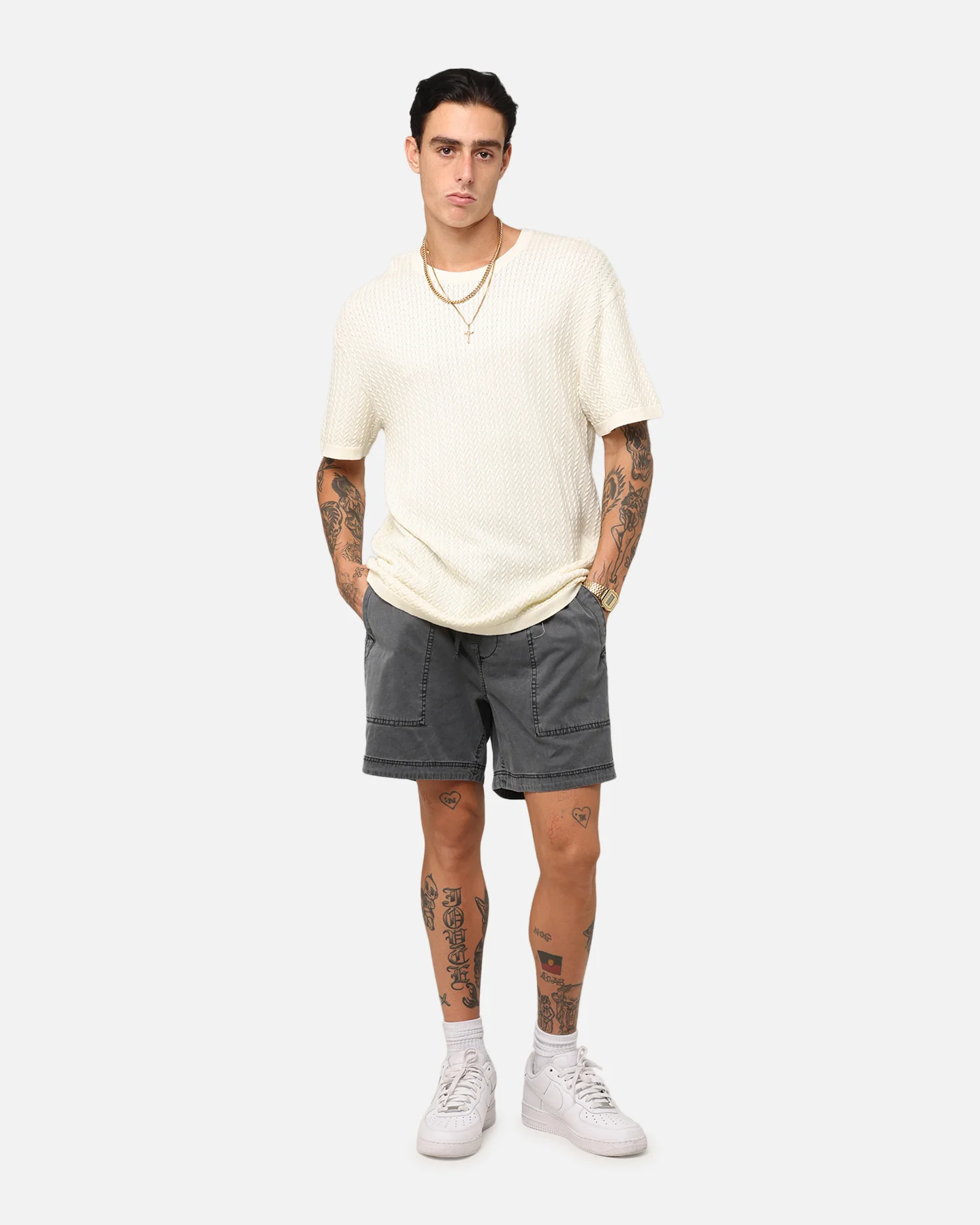 XXIII Court Shorts Washed Black - Image 2